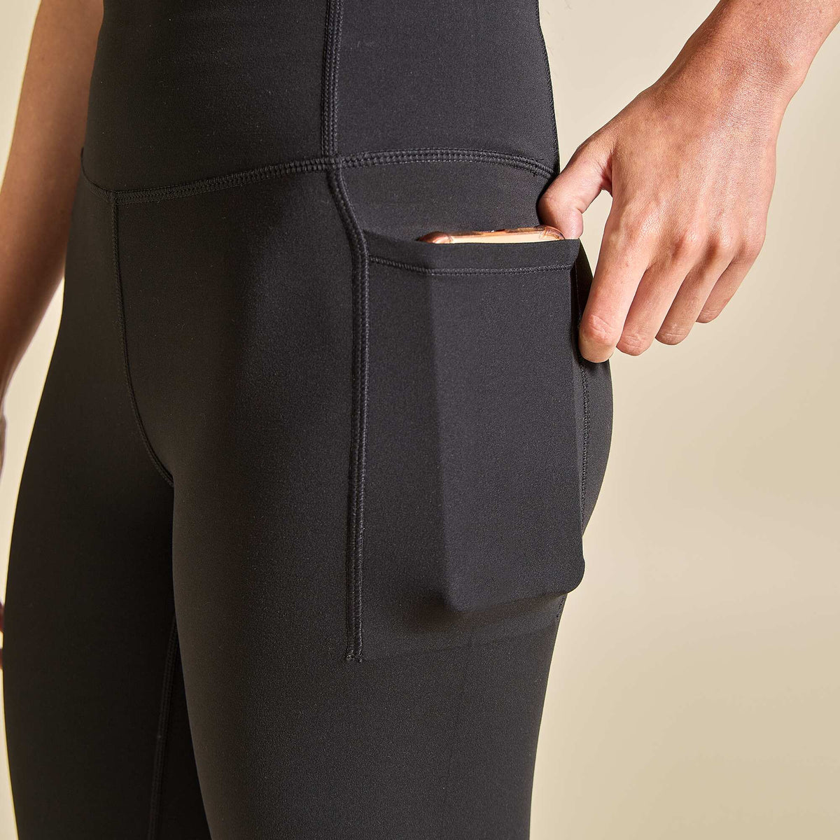 Legging de sport avec poches NOIR