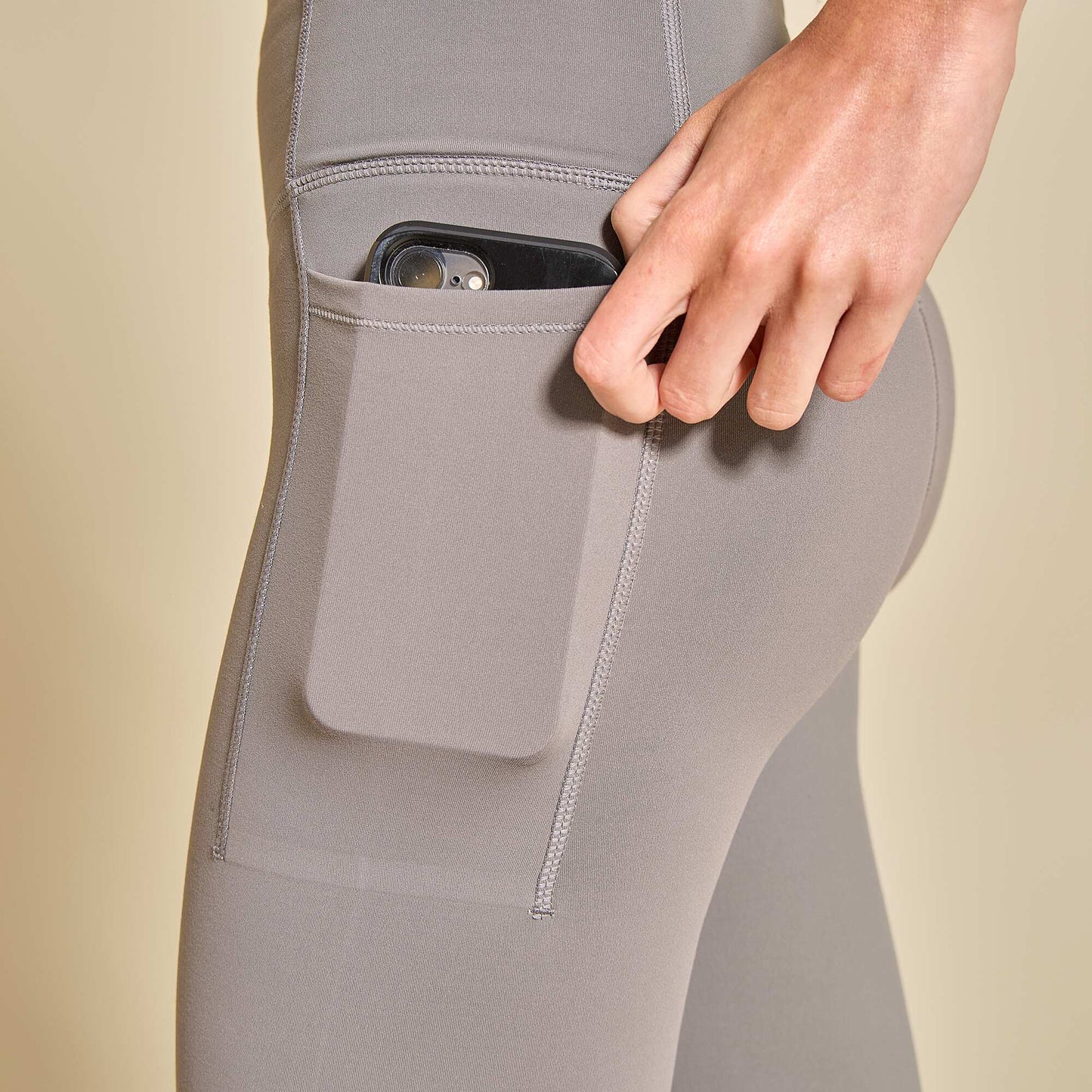 Legging de sport avec poches GRIS