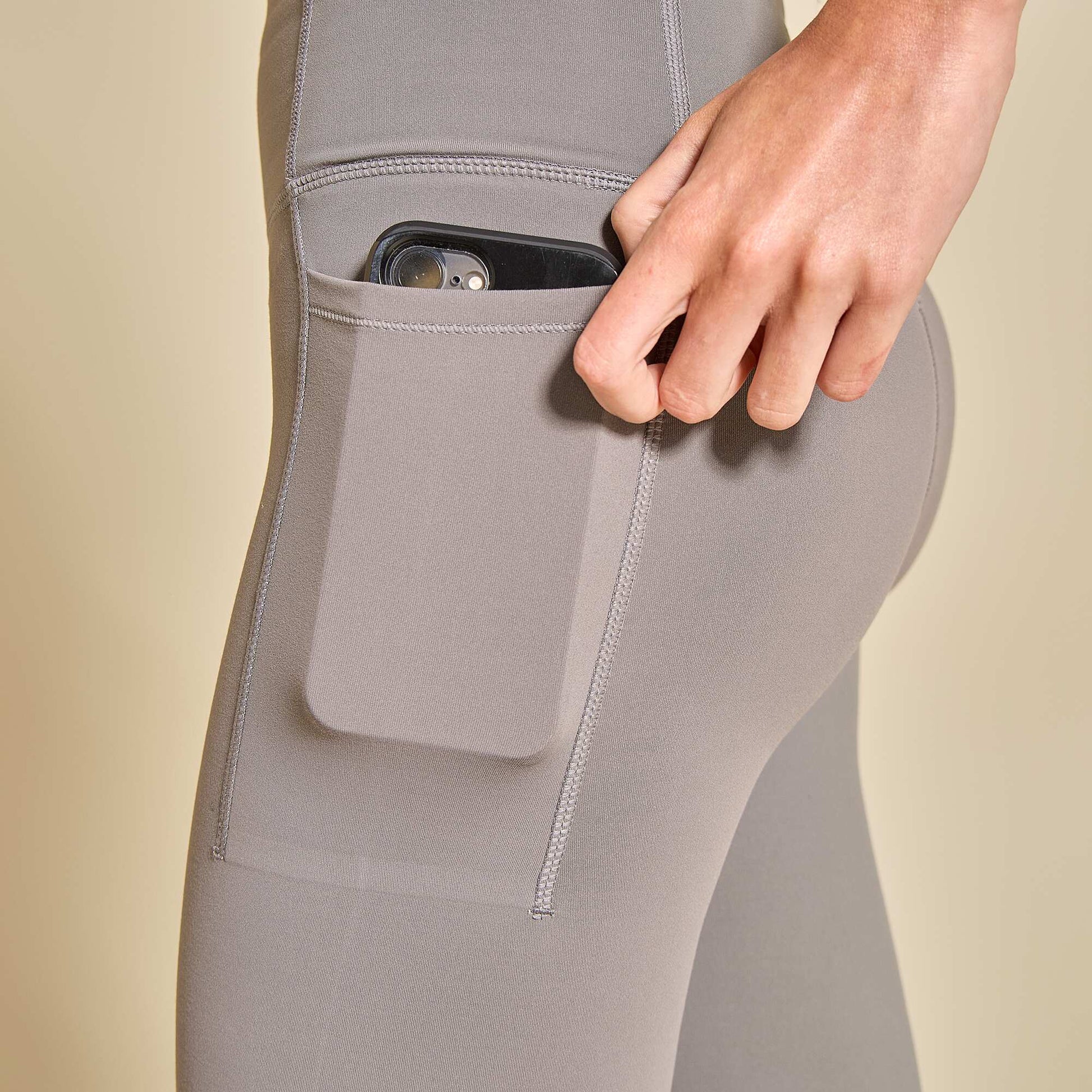 Legging de sport avec poches GRIS