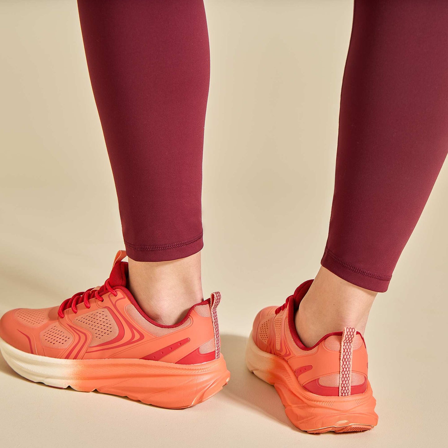 Legging de sport avec poches ROUGE
