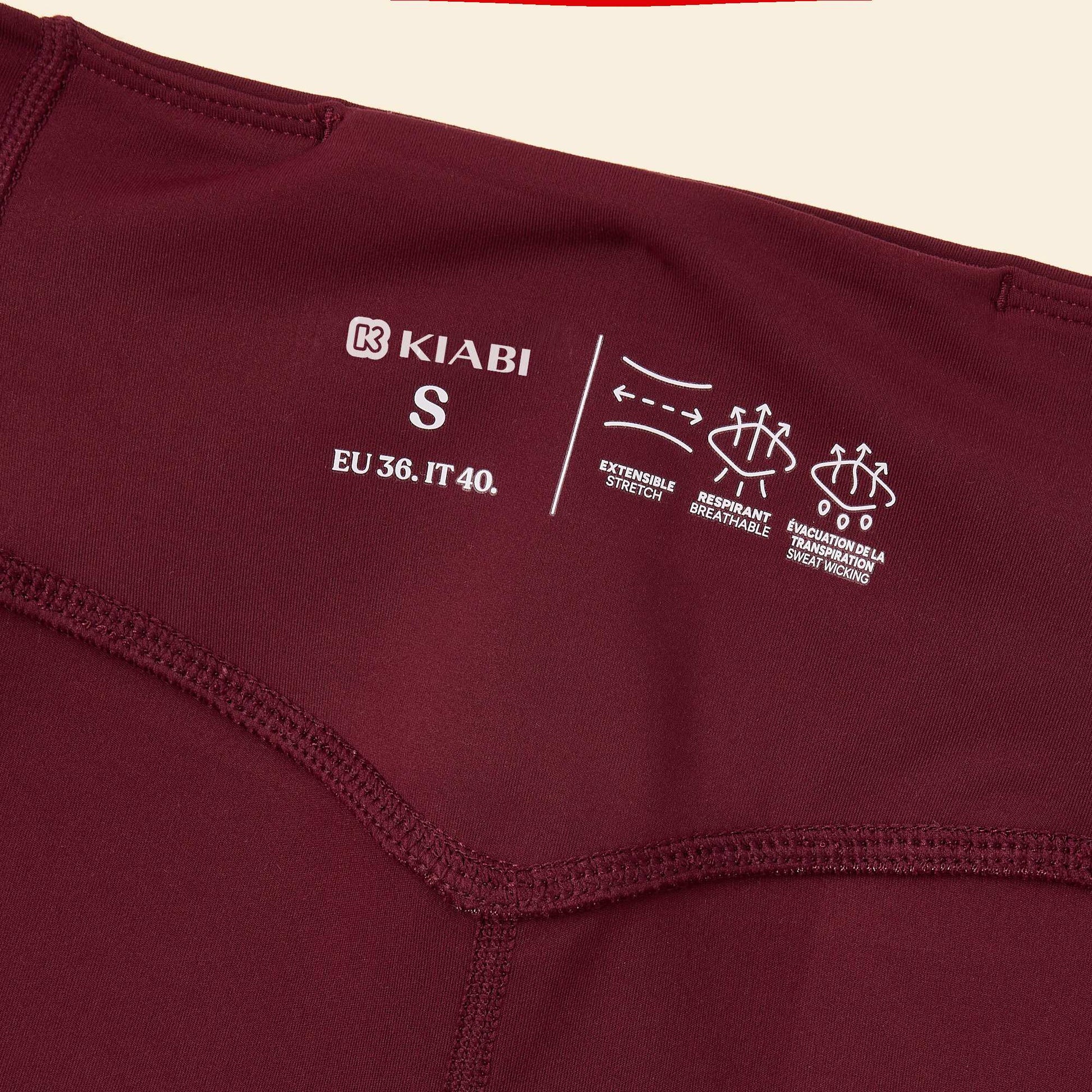 Legging de sport avec poches ROUGE