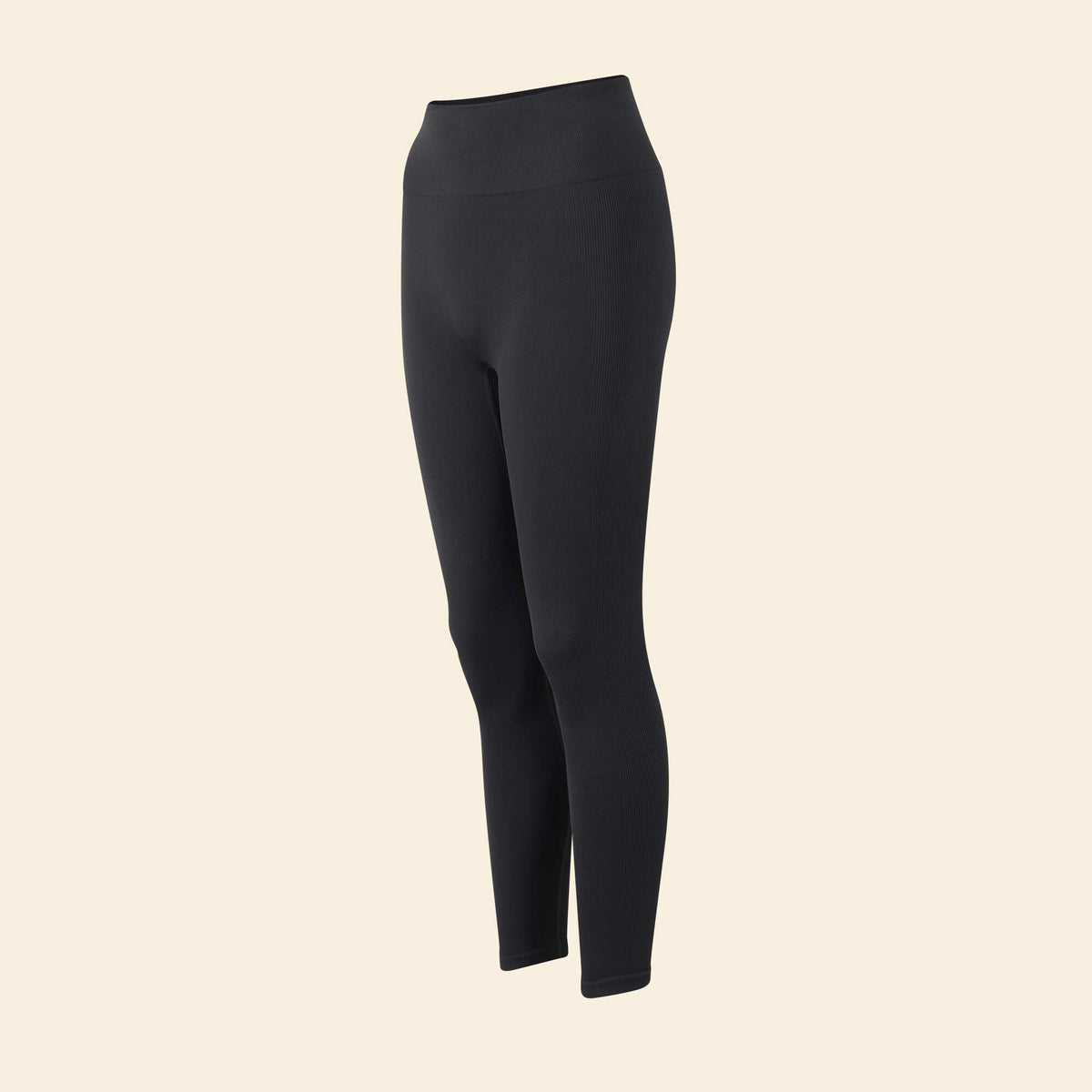 Legging de sport en rib NOIR