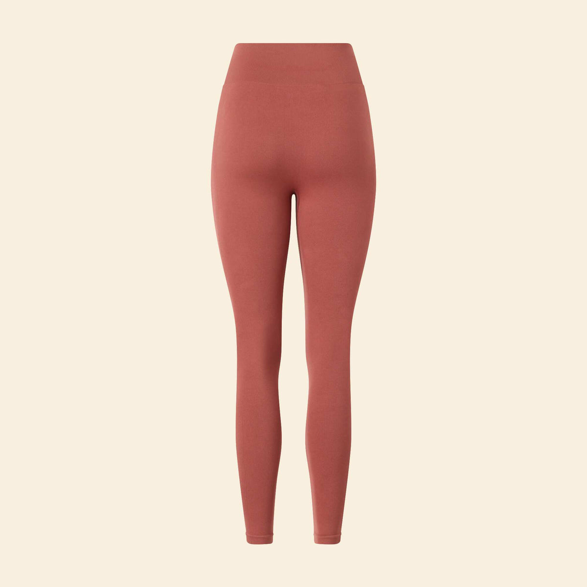 Legging de sport en rib MARRON