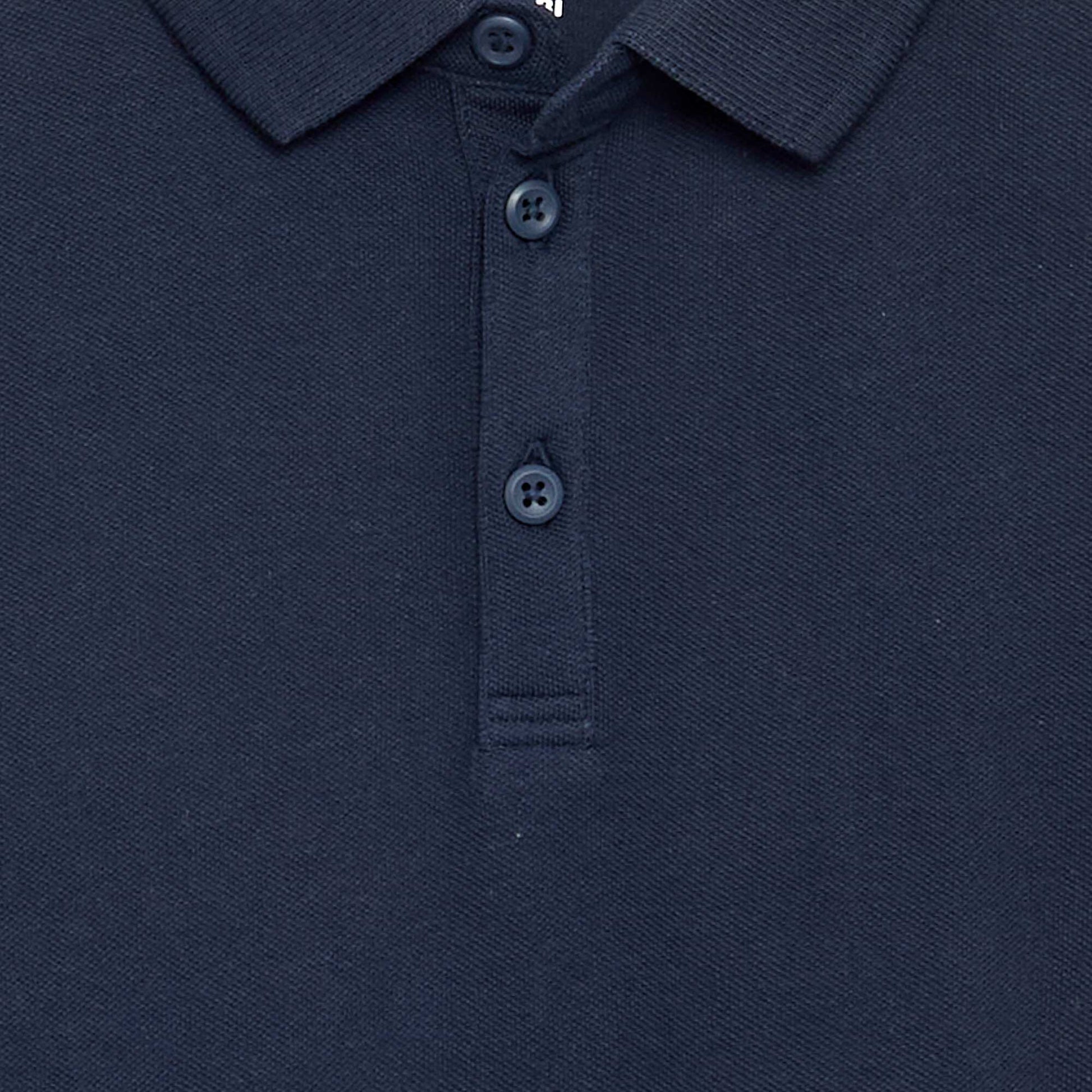 Polo à manches longues BLEU