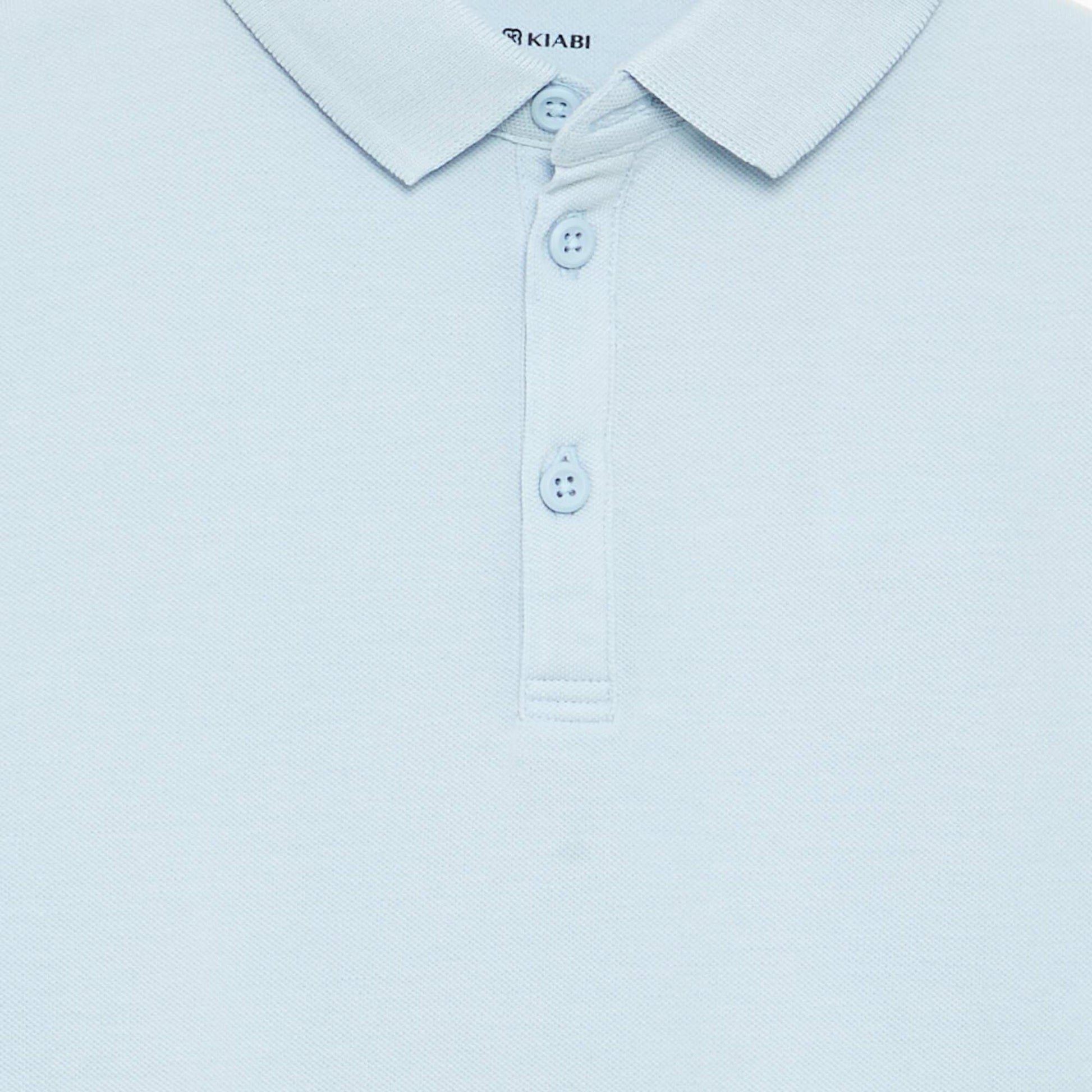 Polo à manches longues BLEU