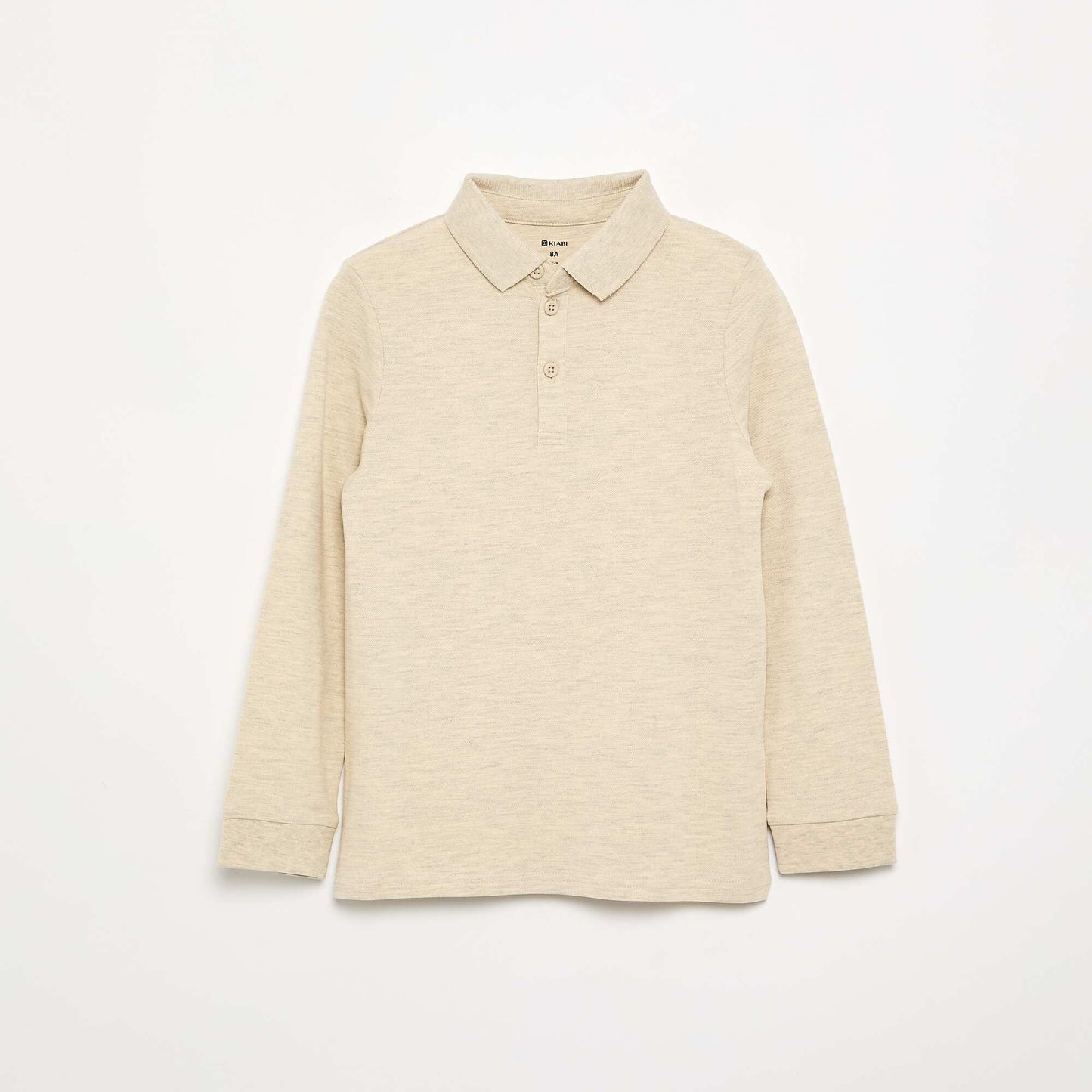 Polo à manches longues BEIGE