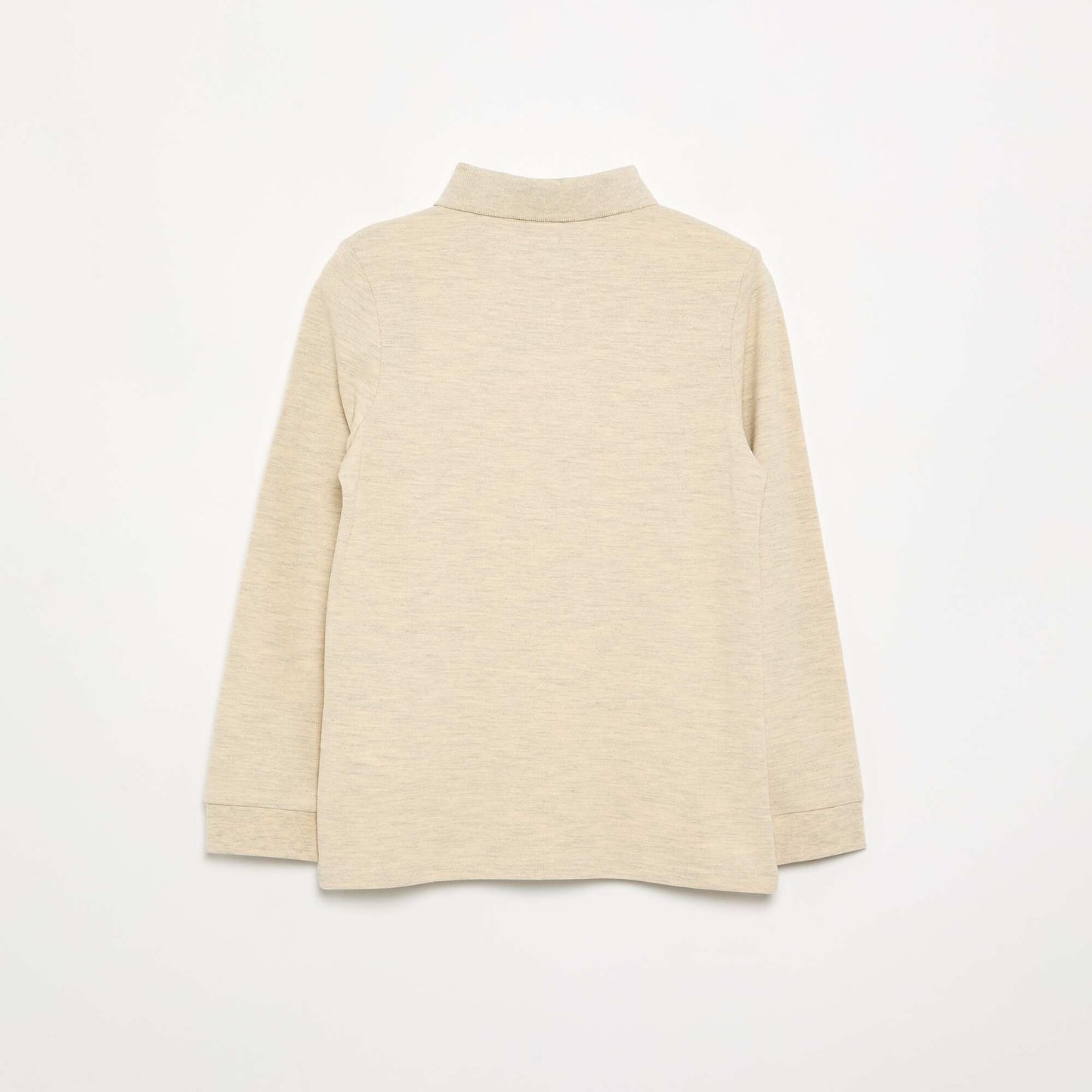 Polo à manches longues BEIGE