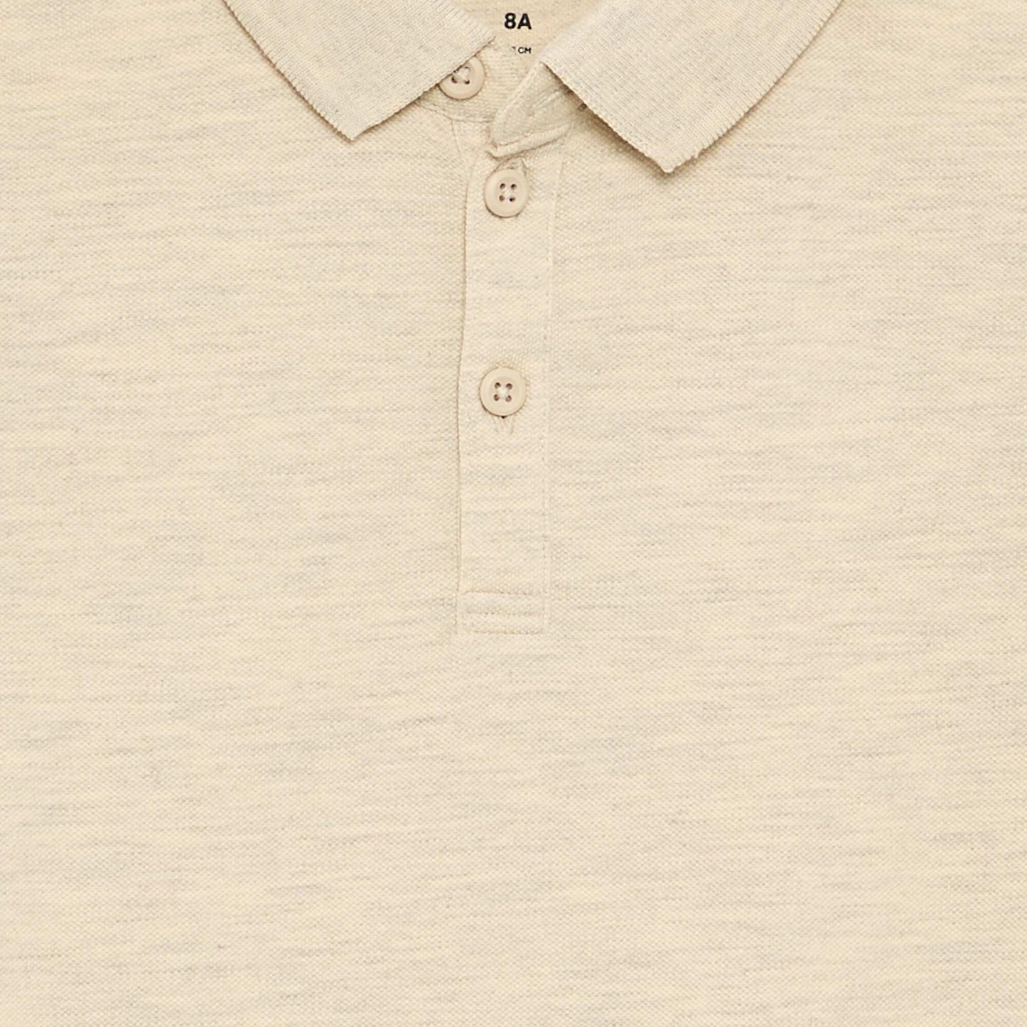 Polo à manches longues BEIGE