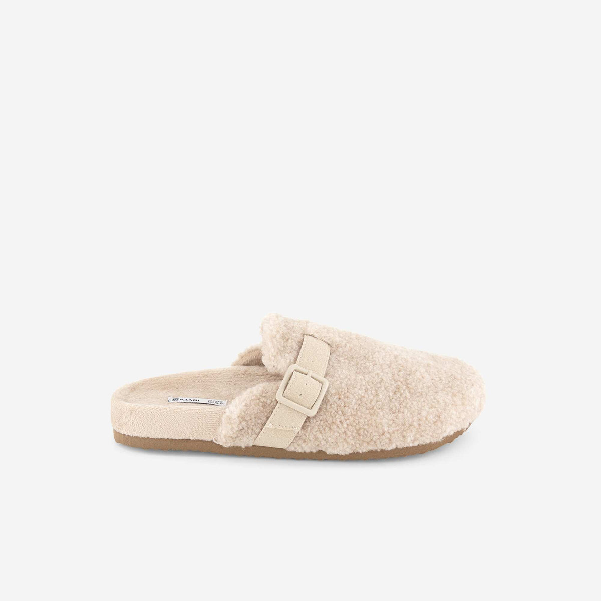 Chaussons sabots fourrés BEIGE