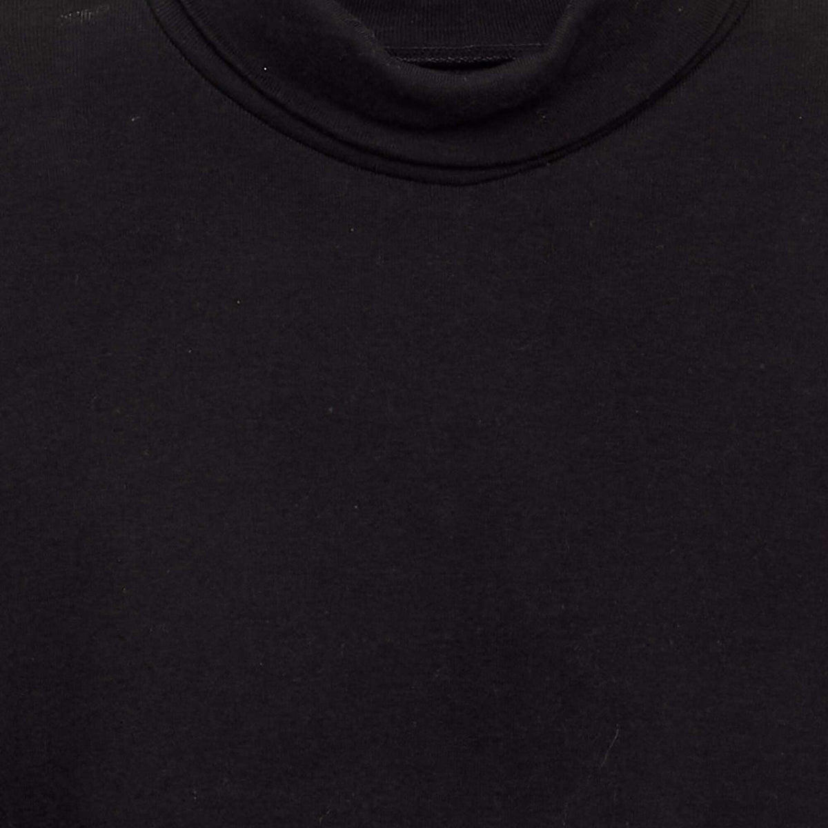 Sous-pull en maille côtelée NOIR