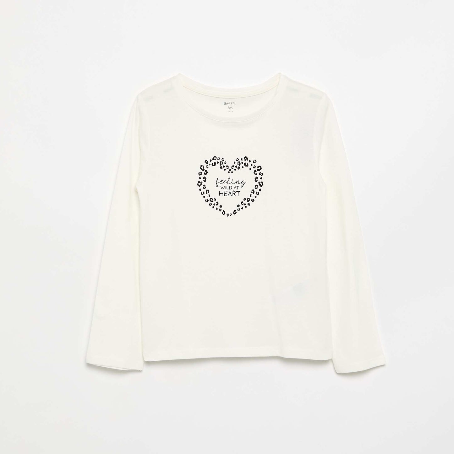 T-shirt à manches longues BLANC