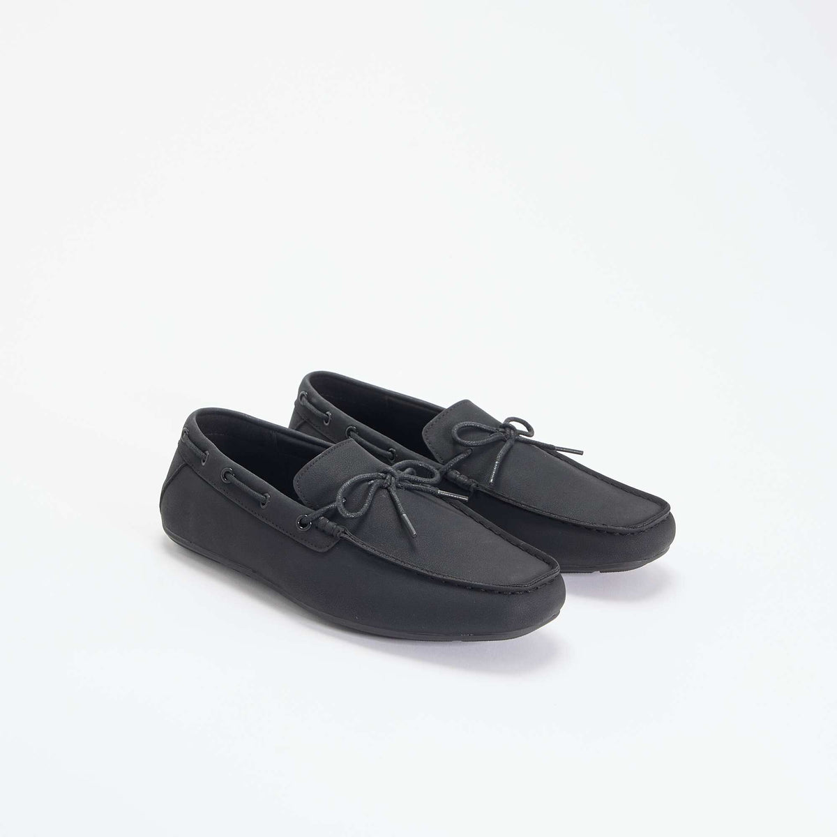 Mocassins en suédine unis NOIR