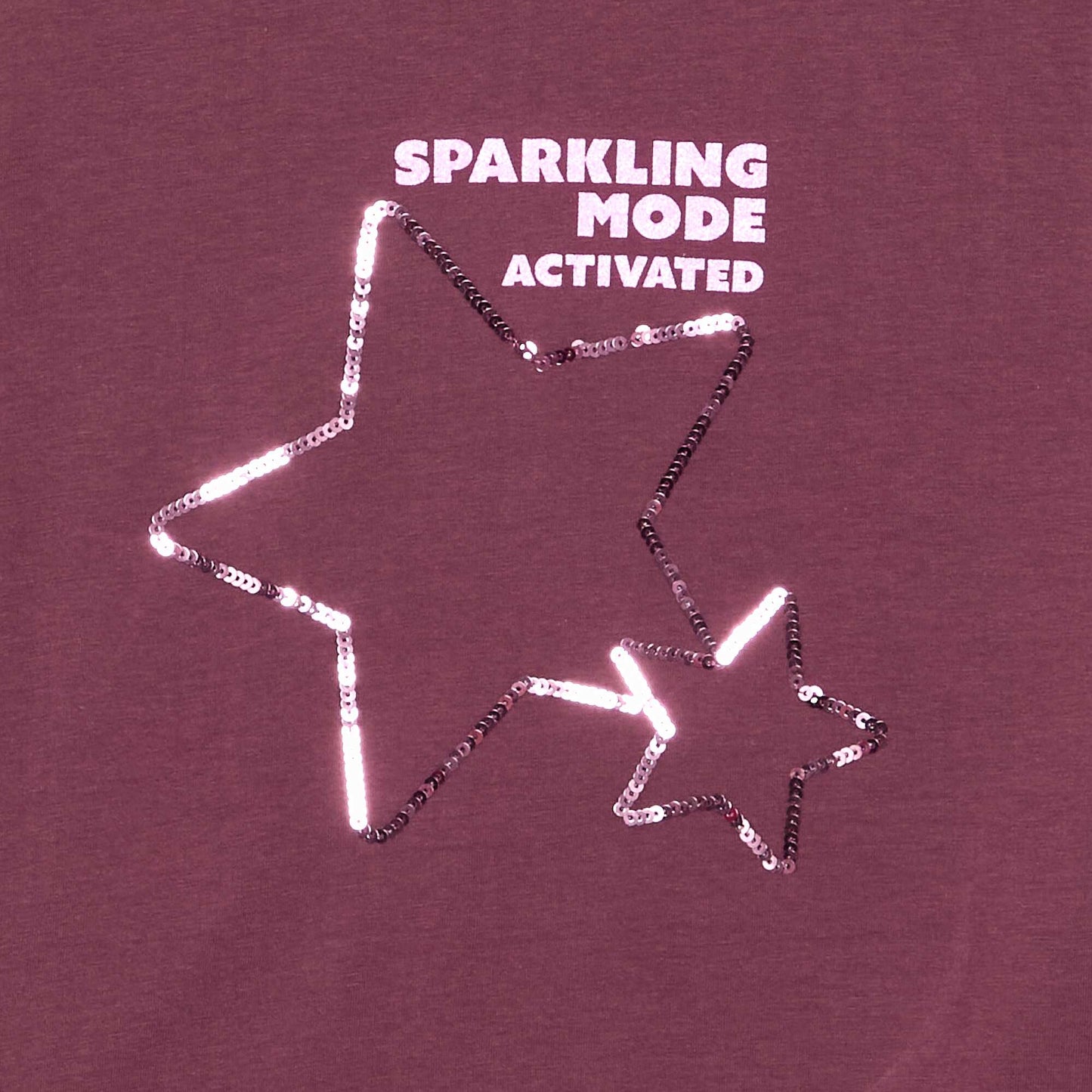 T-shirt à manches longues avec animation VIOLET