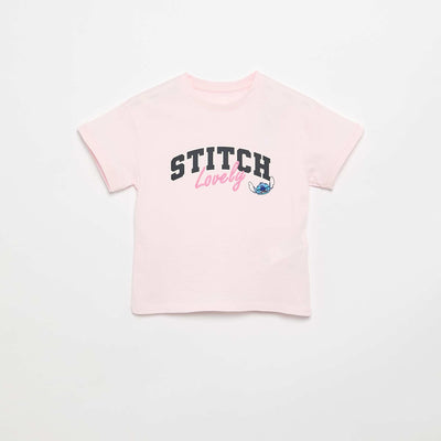T-shirt à manches courtes 'Stitch' ROSE