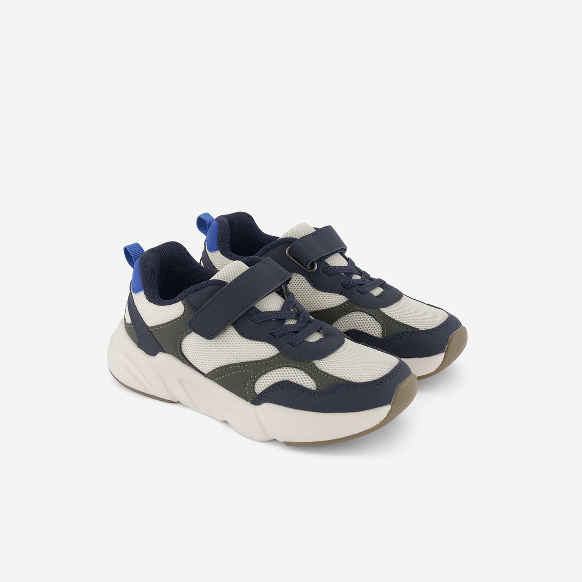 Baskets de running en textile BLEU