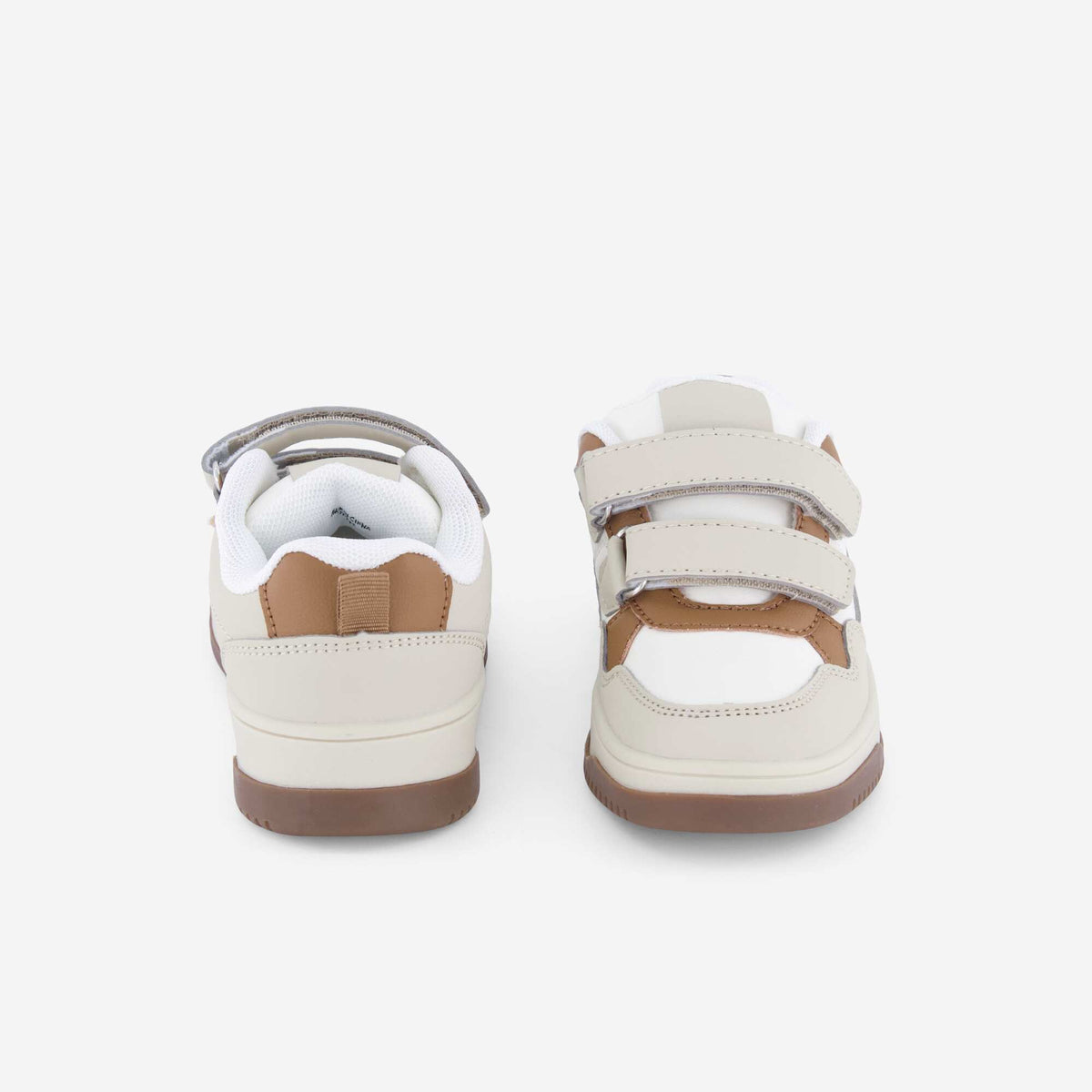 Baskets basses en simili BEIGE