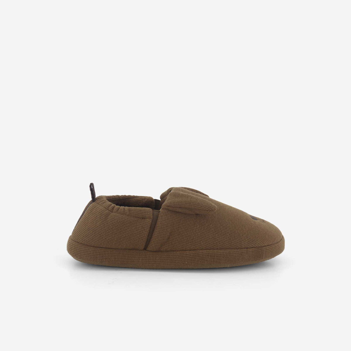 Chaussons forme charentaise MARRON