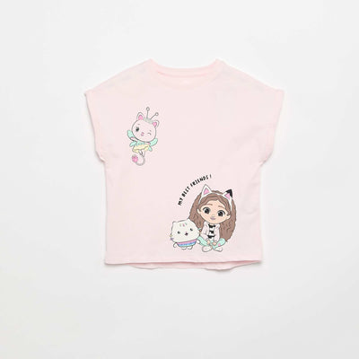 T-shirt à manches courtes 'Gabby et la maison magique' ROSE