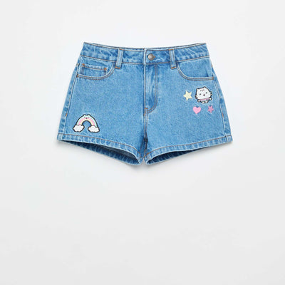Short en denim 'Gabby et la maison magique' BLEU