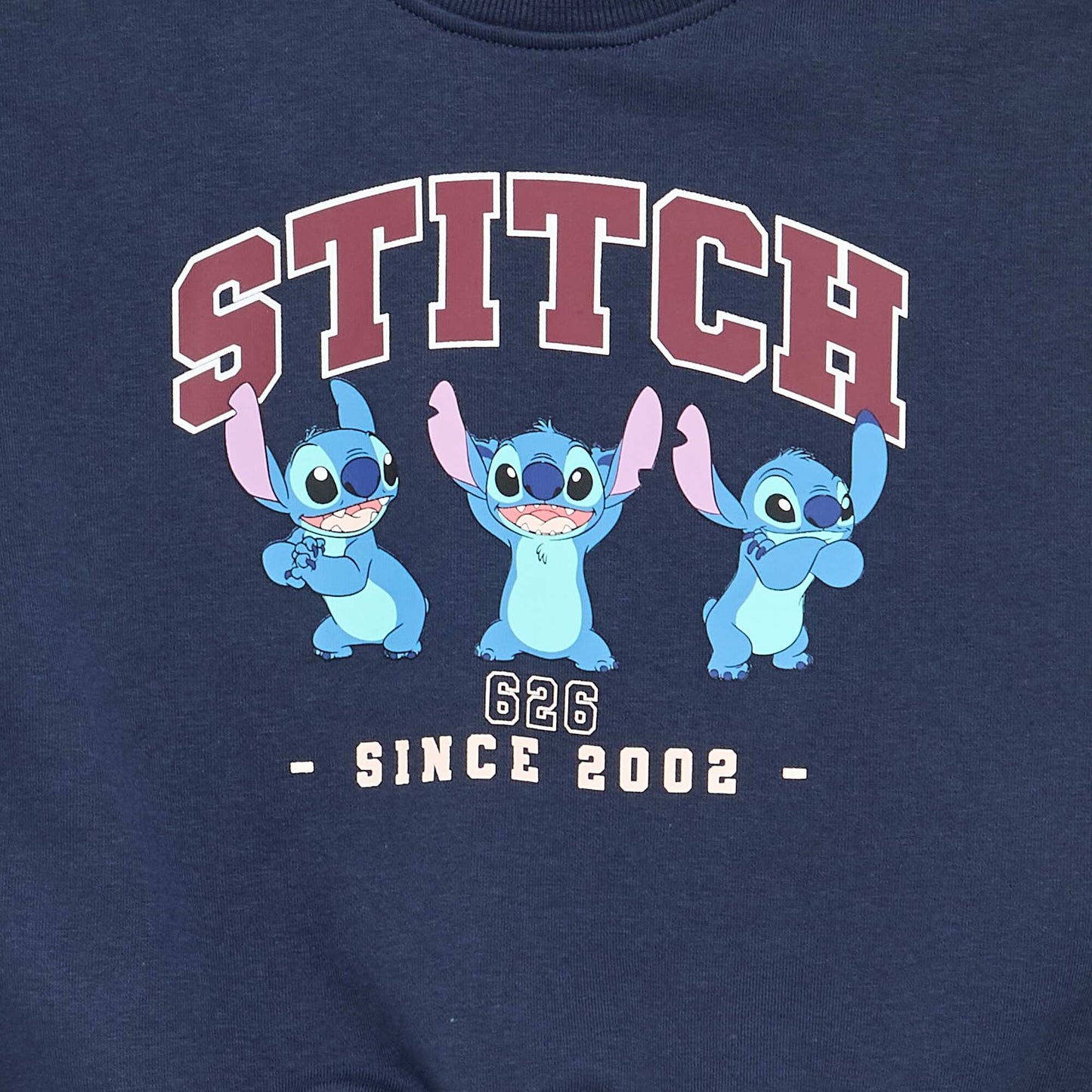 Ensemble de jogging 'Disney' en molleton non gratté (french terry) - 2 pièces : sweat + pantalon BLEU