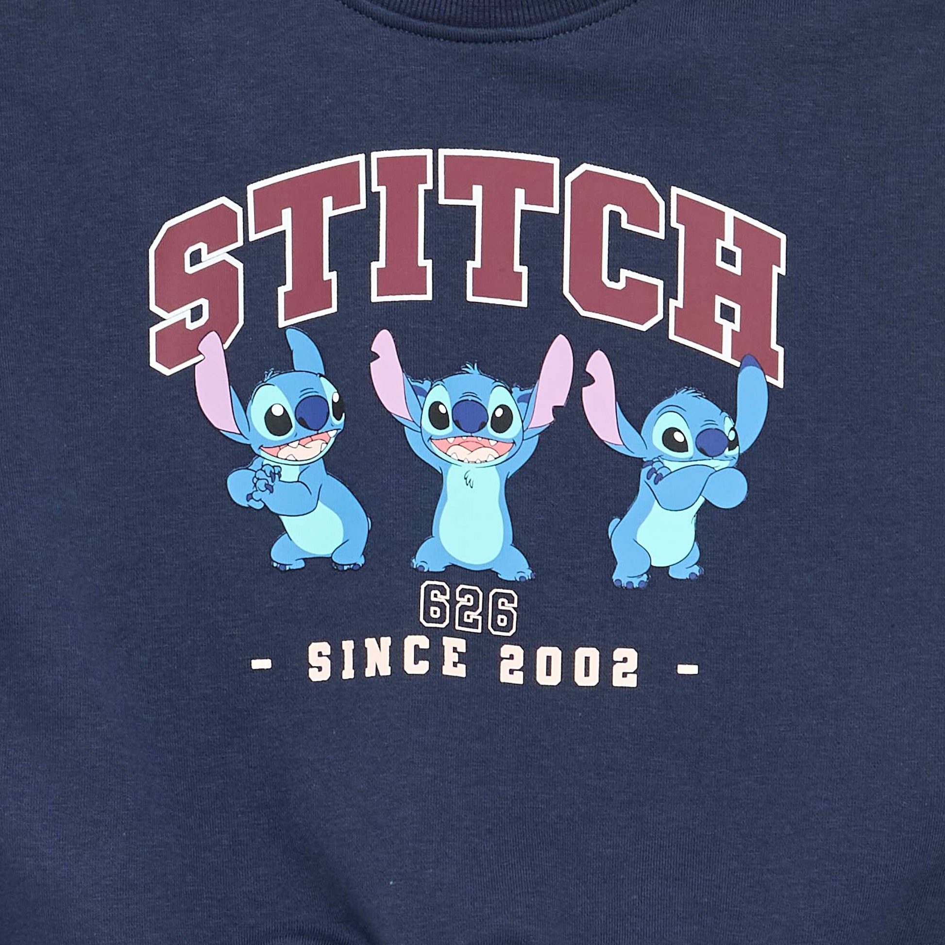 Ensemble de jogging 'Disney' en molleton non gratté (french terry) - 2 pièces : sweat + pantalon BLEU