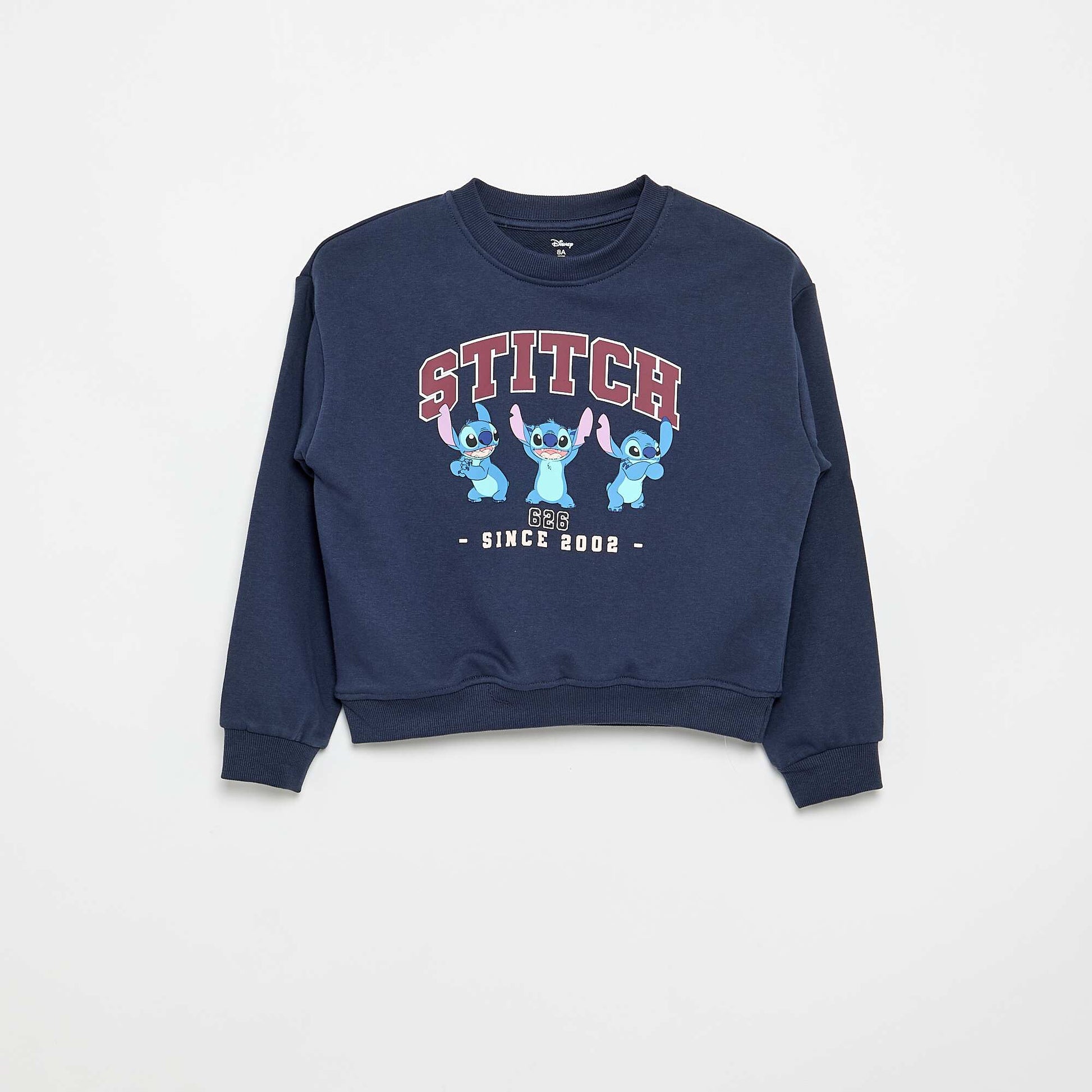 Ensemble de jogging 'Disney' en molleton non gratté (french terry) - 2 pièces : sweat + pantalon BLEU