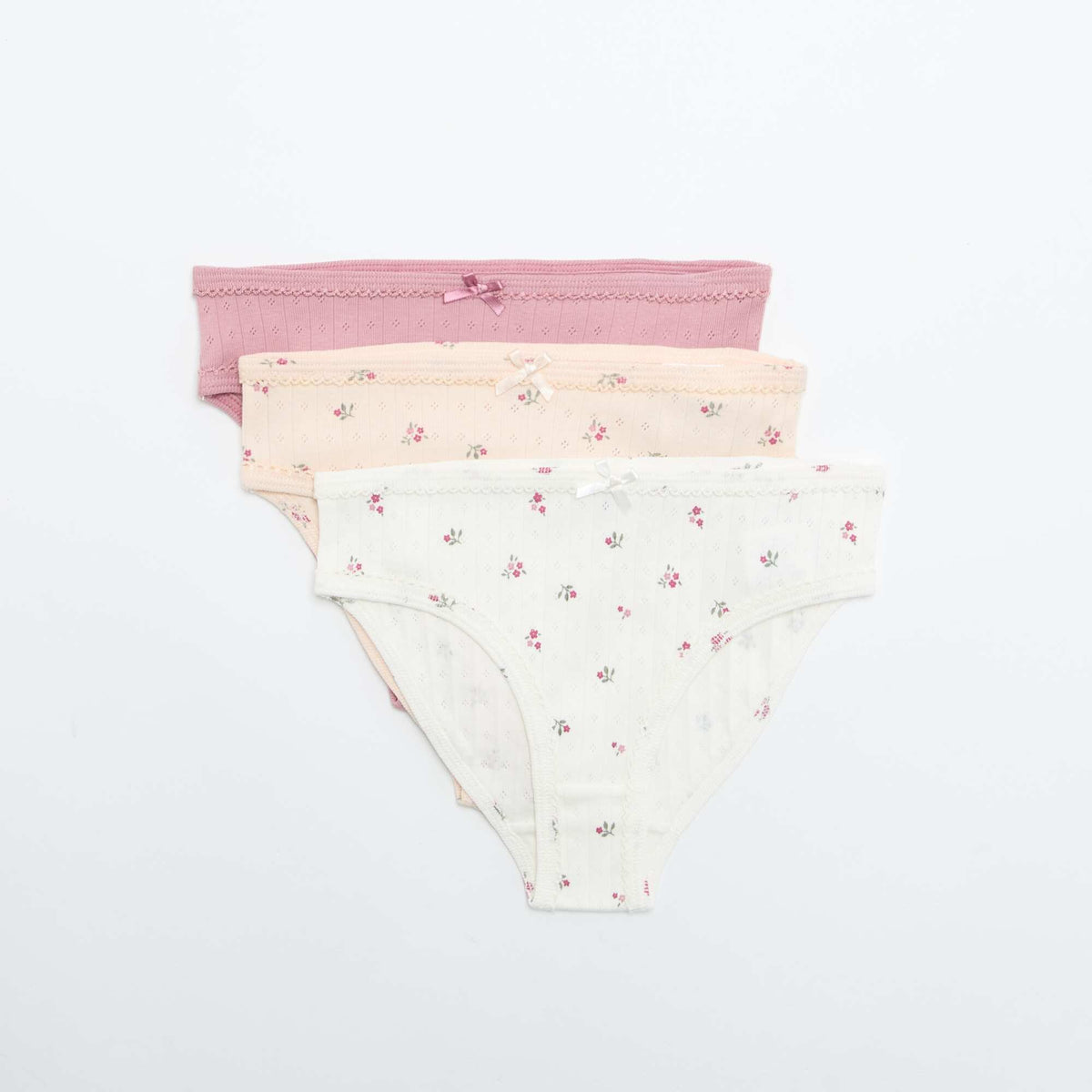 Lot de 3 culottes BLANC