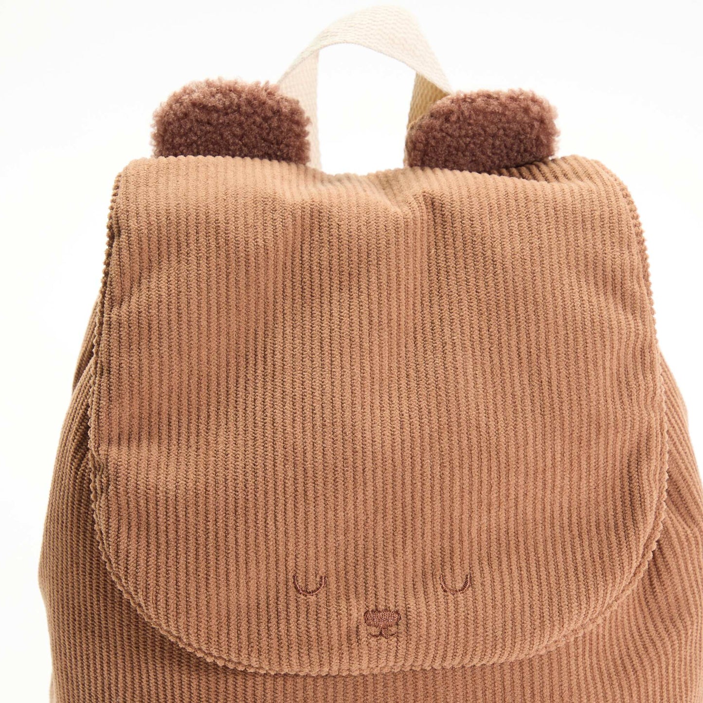 Sac à dos aspect animal avec oreilles MARRON