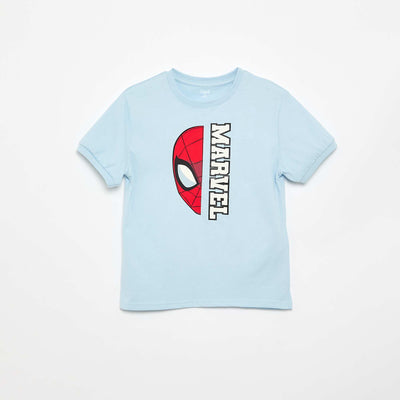 T-shirt 'Marvel' 'Spider-man' à manches longues BLEU
