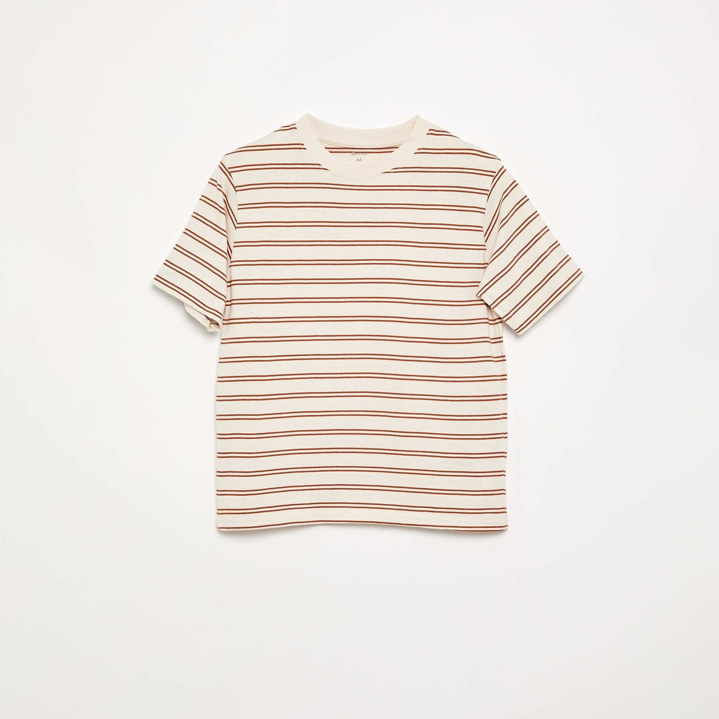 Lot de 2 T-shirts manches courtes imprimés BEIGE