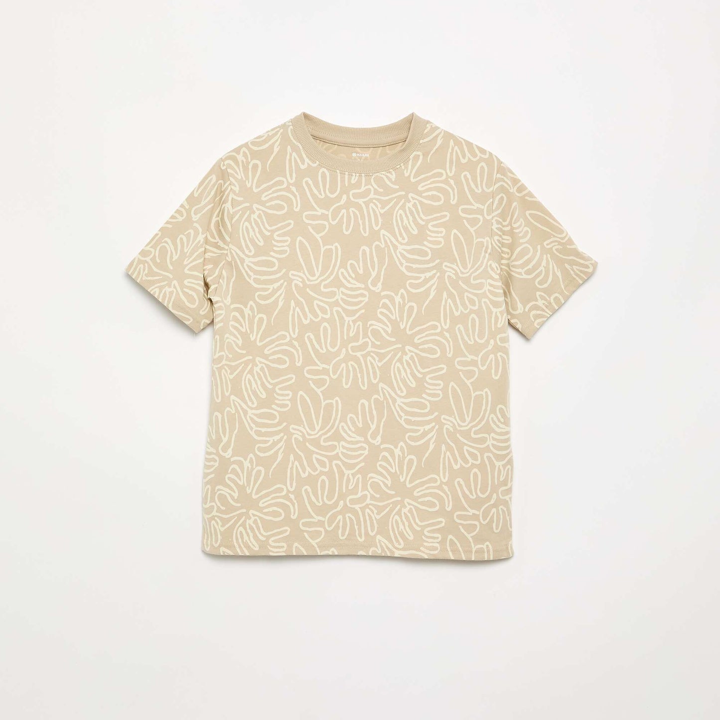 Lot de 2 T-shirts manches courtes imprimés JAUNE