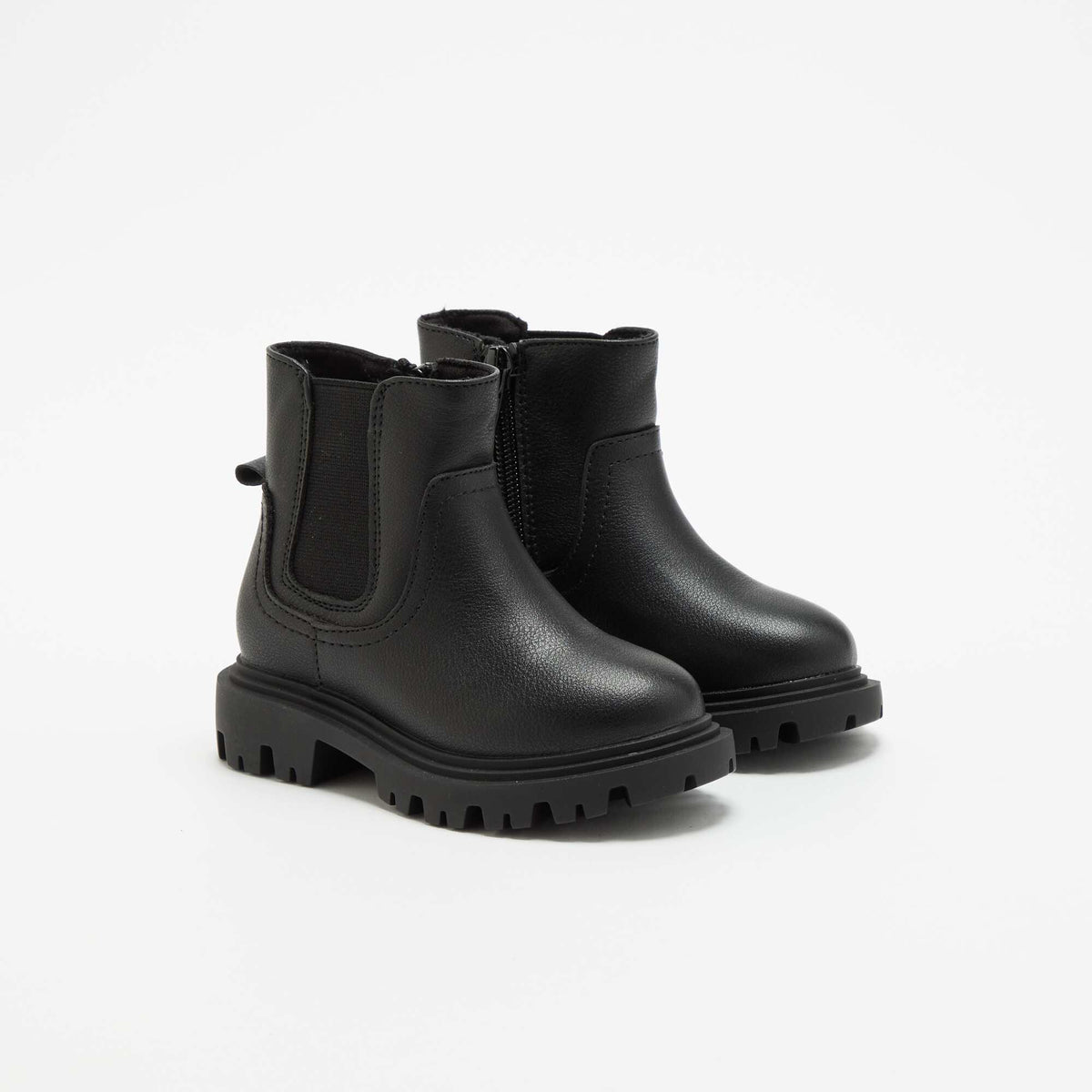 Boots en simili NOIR