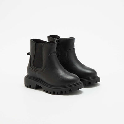 Boots en simili NOIR