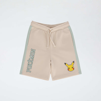Short imprimé 'Pokémon' 'Pikachu' BEIGE