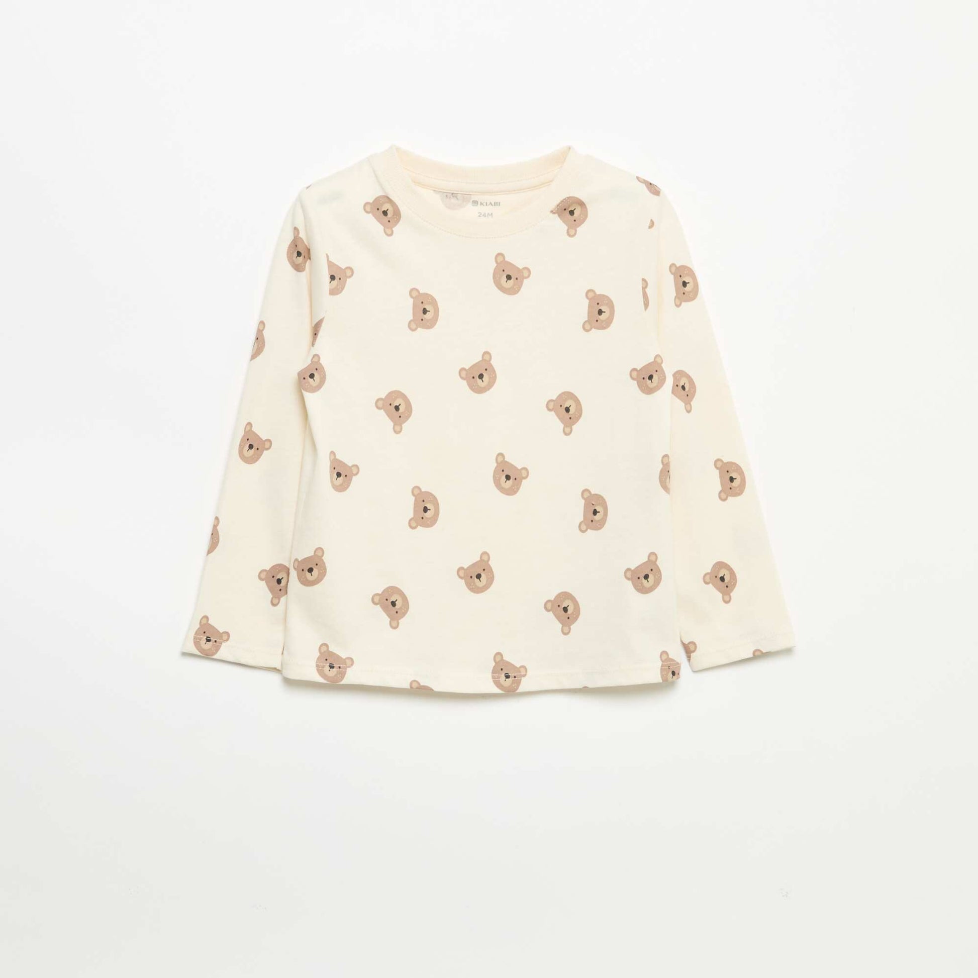 Lot de 3 tee-shirts à manches longues BEIGE