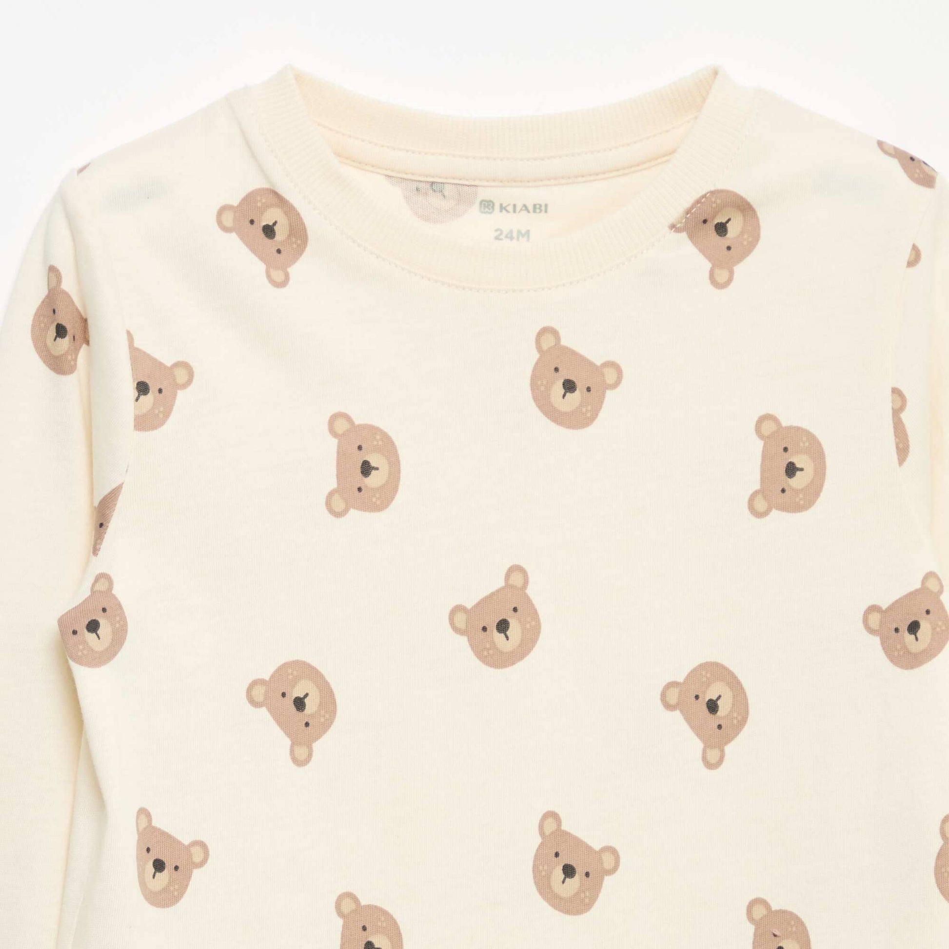 Lot de 3 tee-shirts à manches longues BEIGE