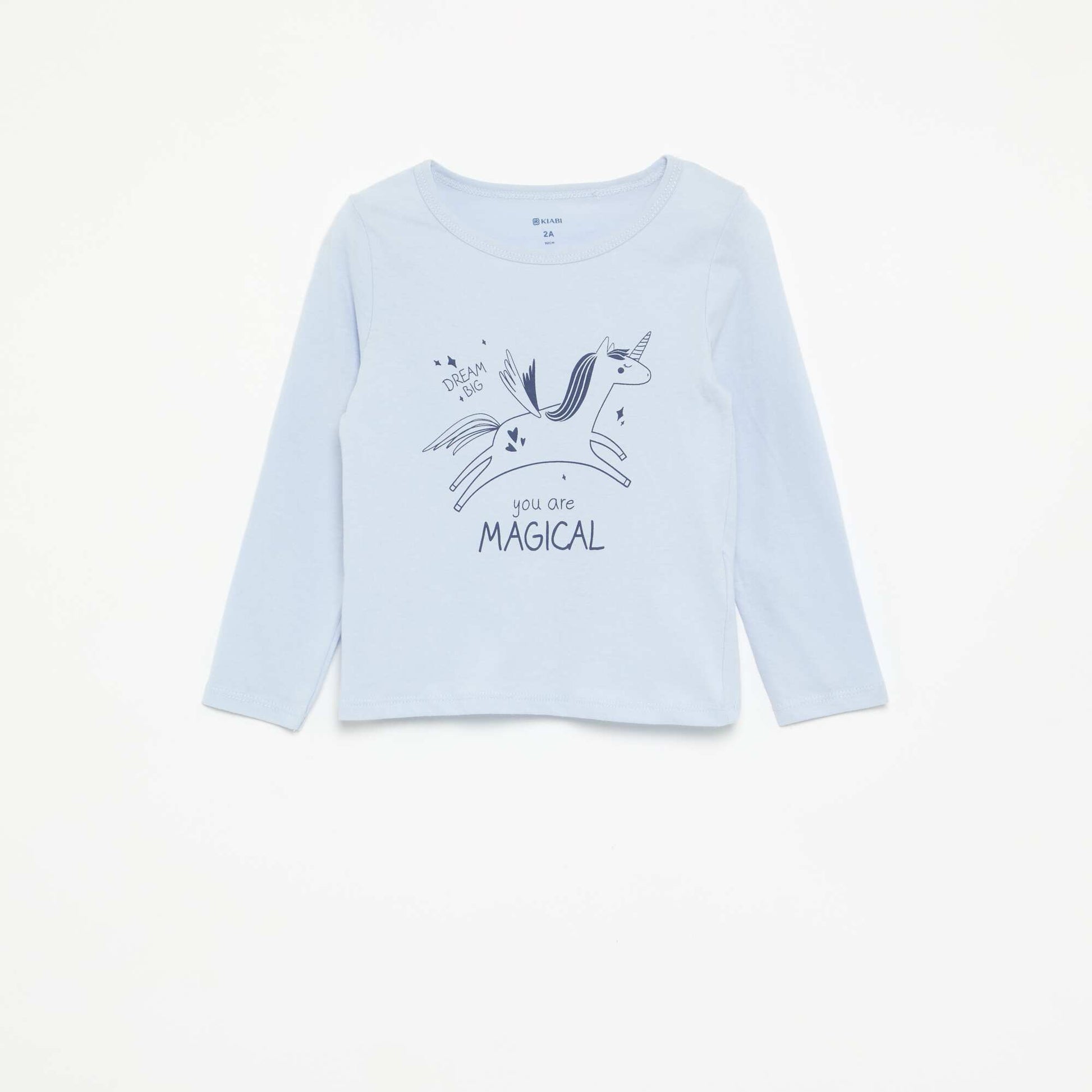 Pyjama 2 pièces en jersey BLEU