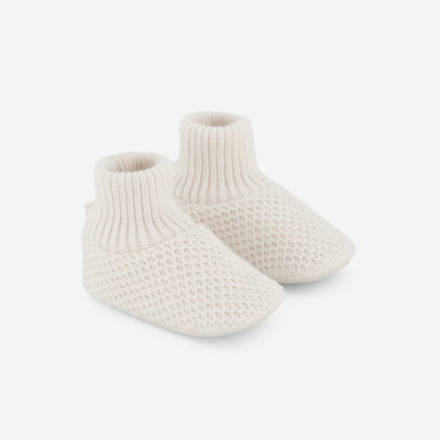 Chaussons montants en maille BEIGE