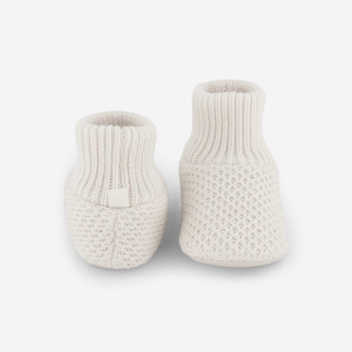 Chaussons montants en maille BEIGE