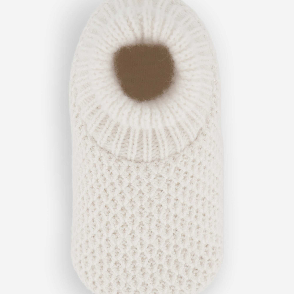 Chaussons montants en maille BEIGE