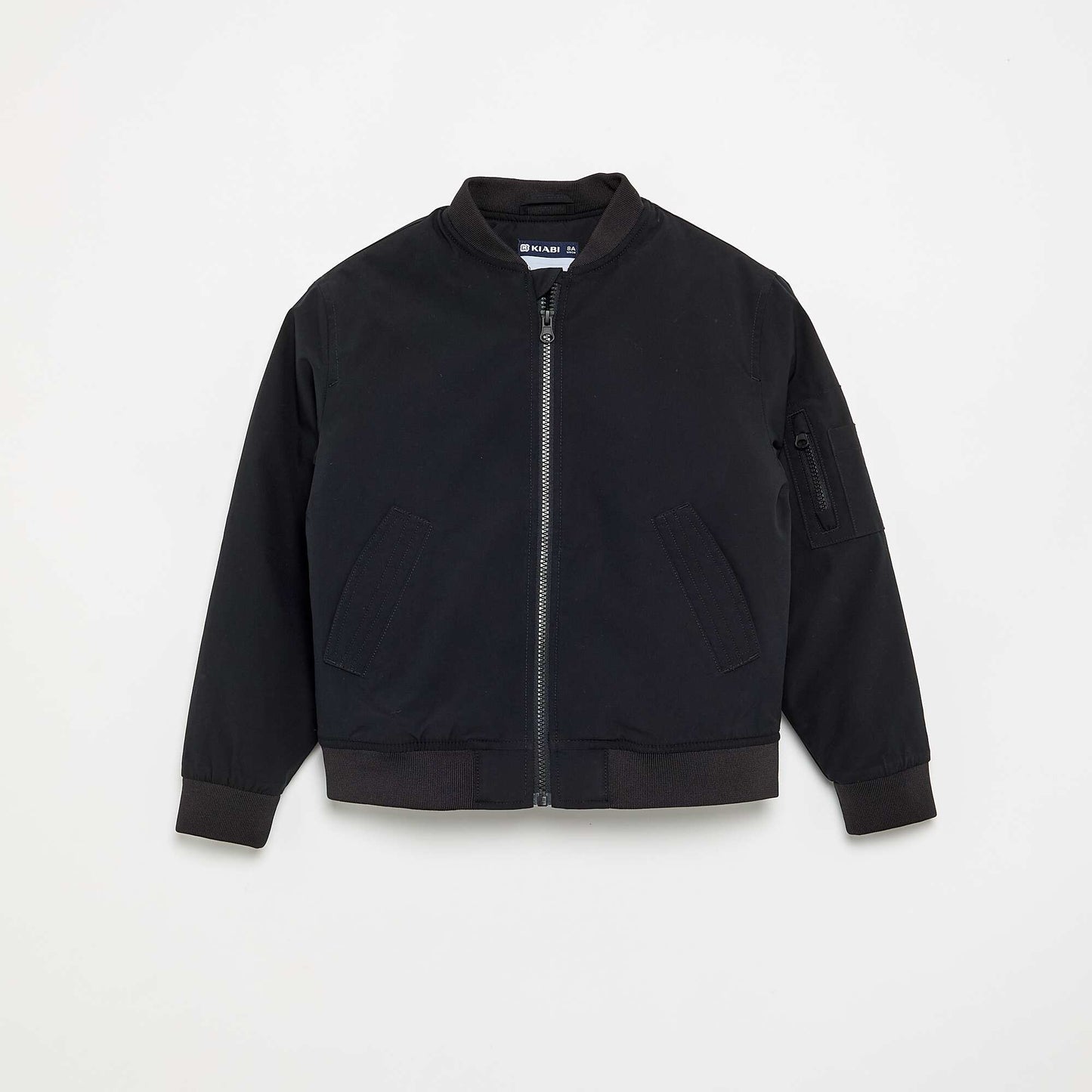 Blouson aviateur uni NOIR