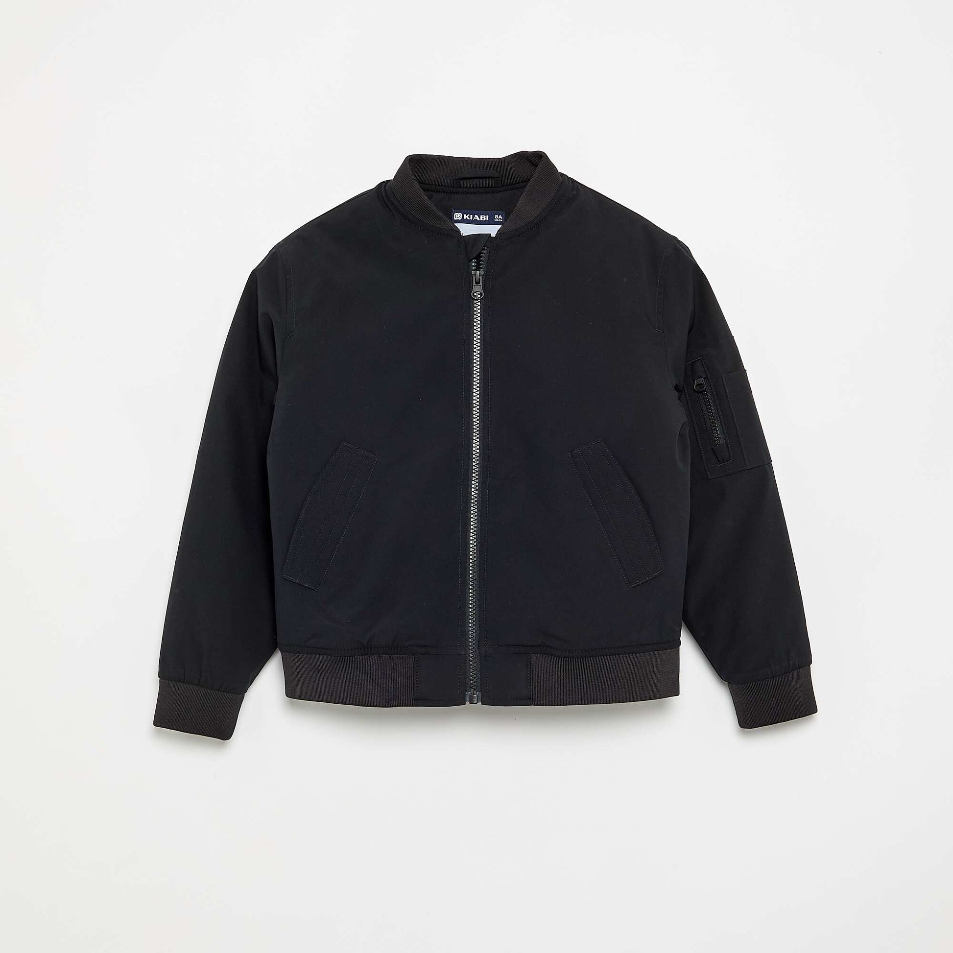 Blouson aviateur uni NOIR