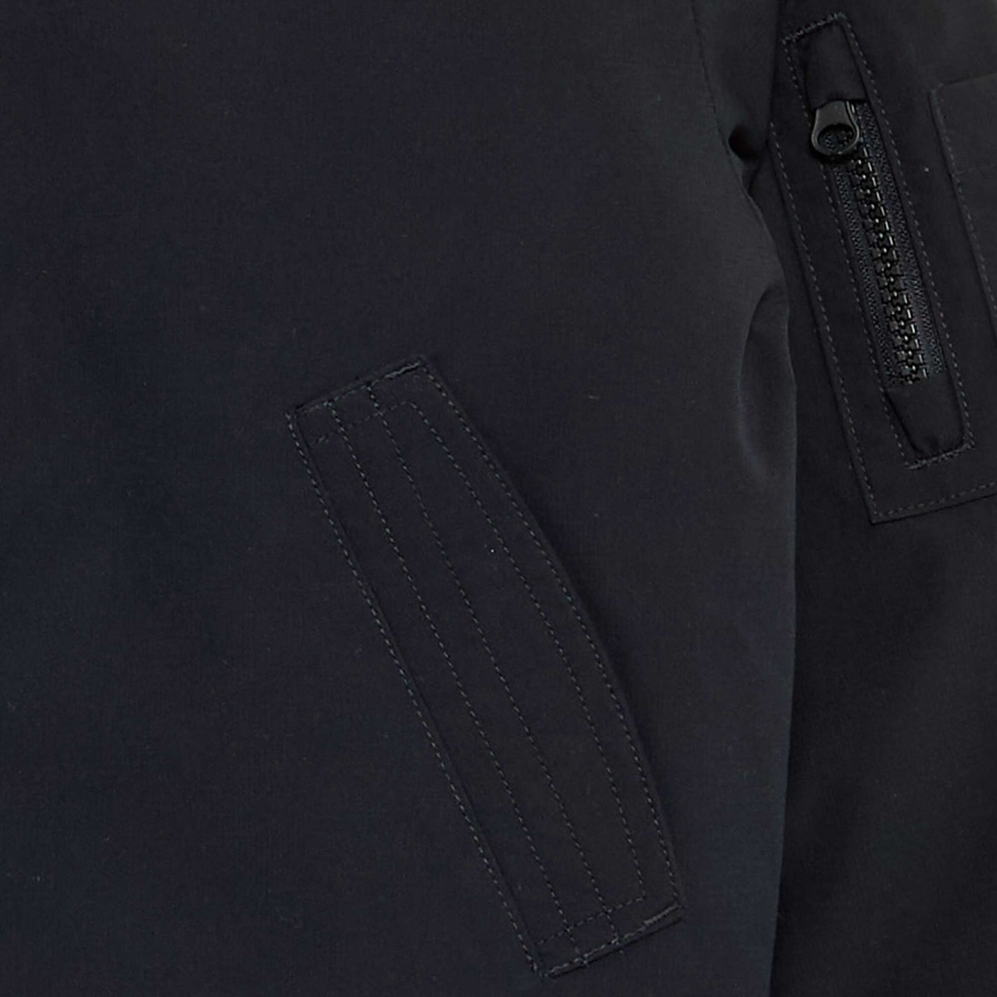 Blouson aviateur uni NOIR