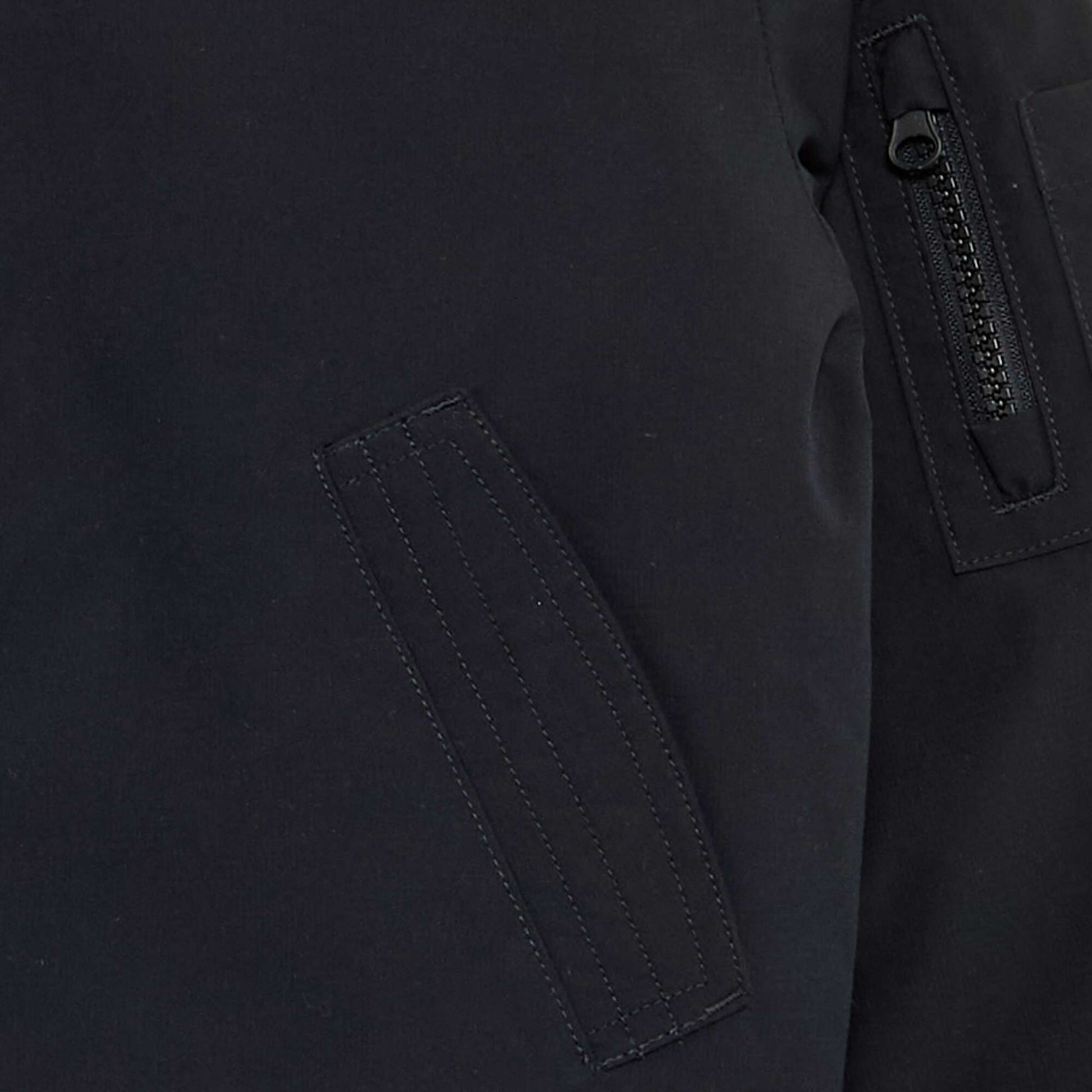 Blouson aviateur uni NOIR