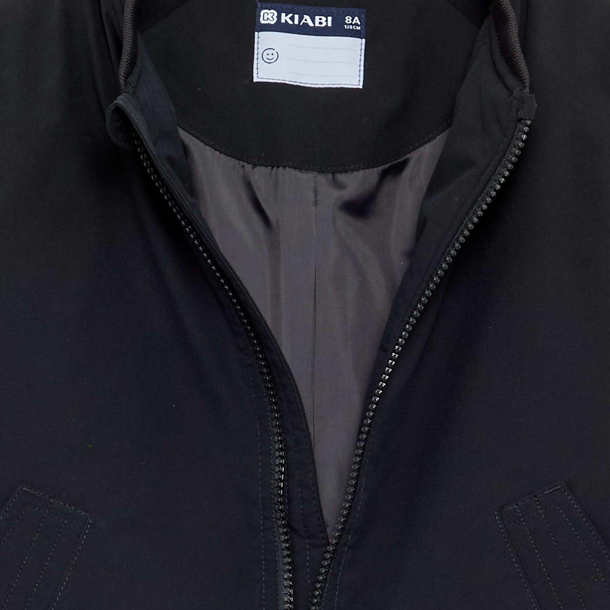 Blouson aviateur uni NOIR