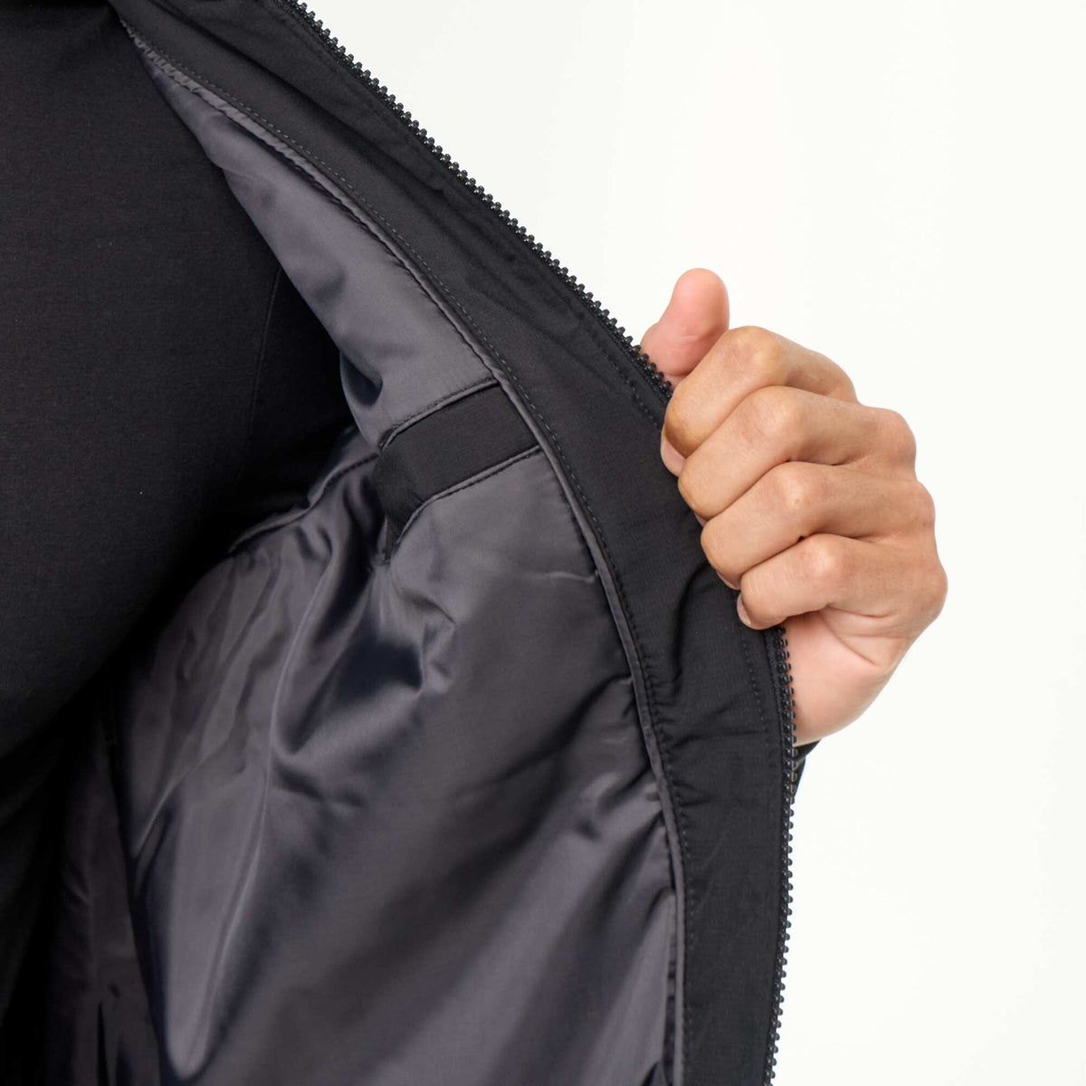 Blouson court style aviateur NOIR