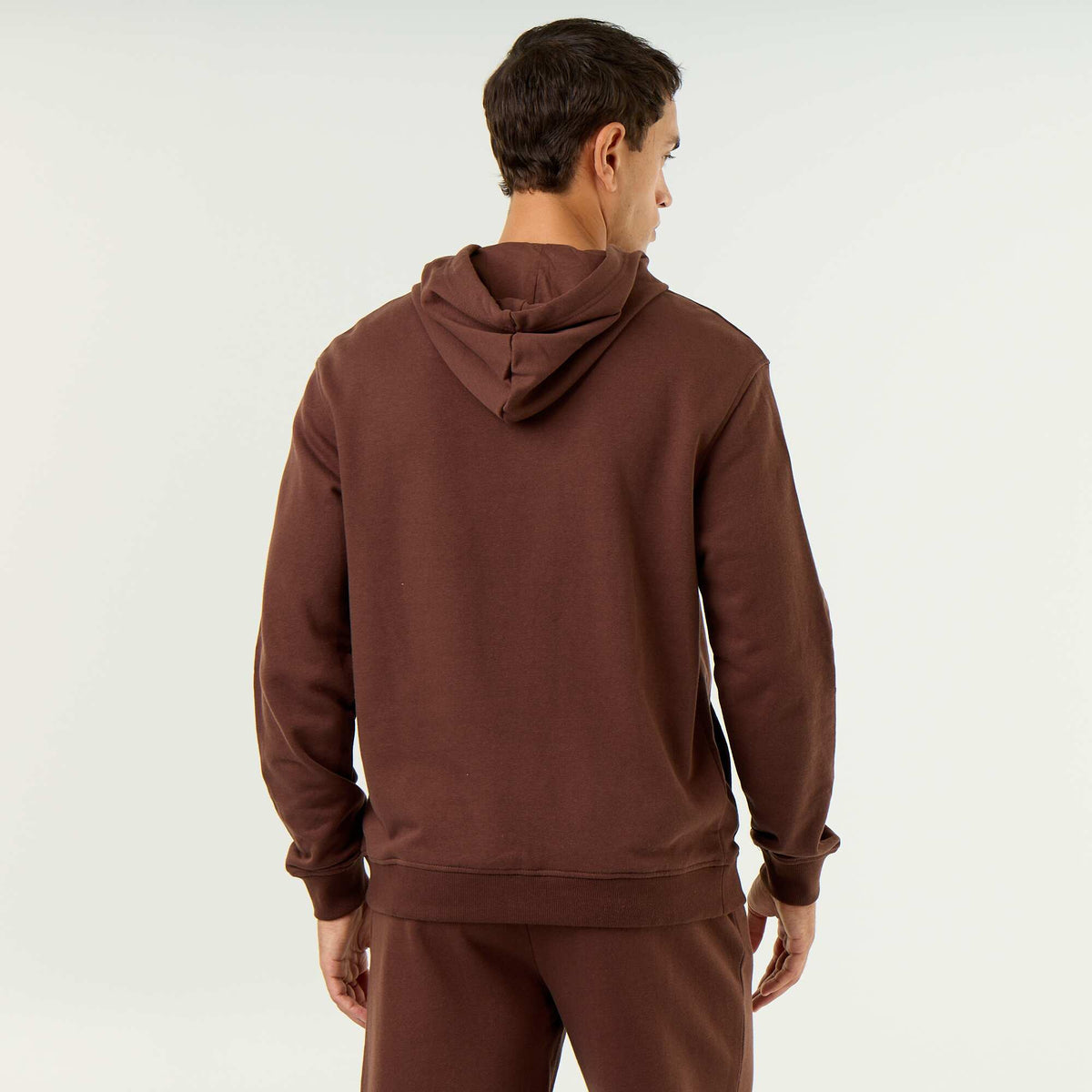 Sweat en molleton léger MARRON