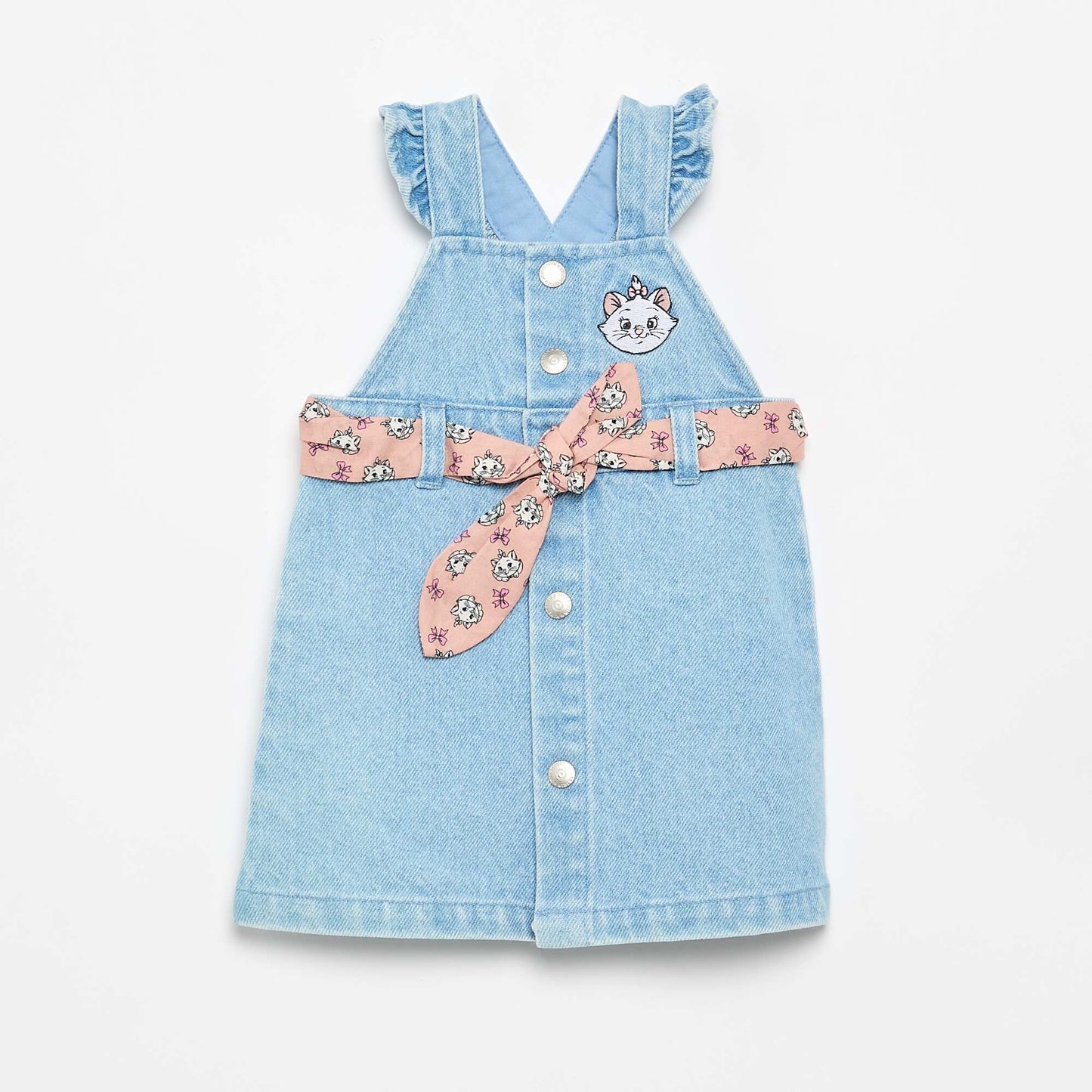 Robe sans manches en denim BLEU