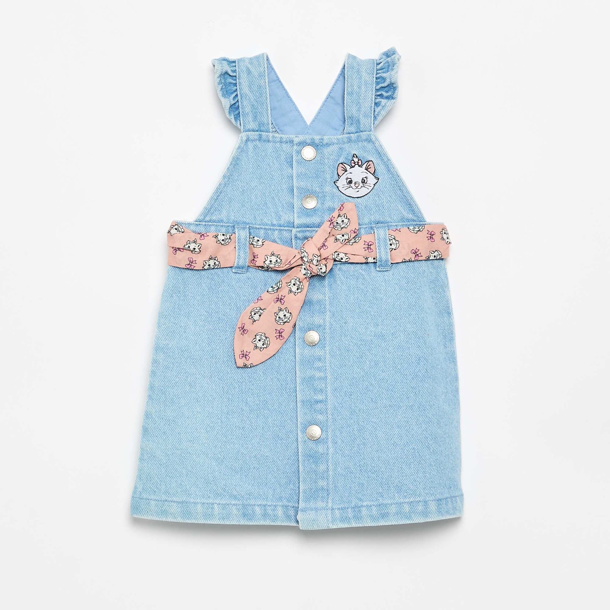 Robe sans manches en denim BLEU