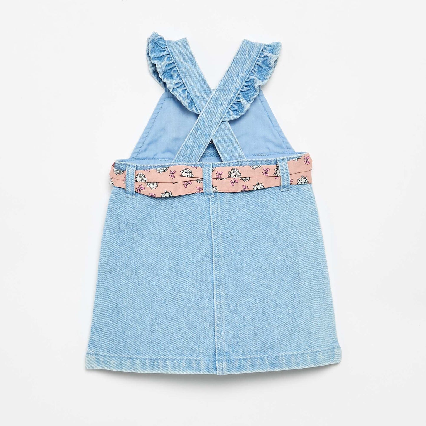 Robe sans manches en denim BLEU